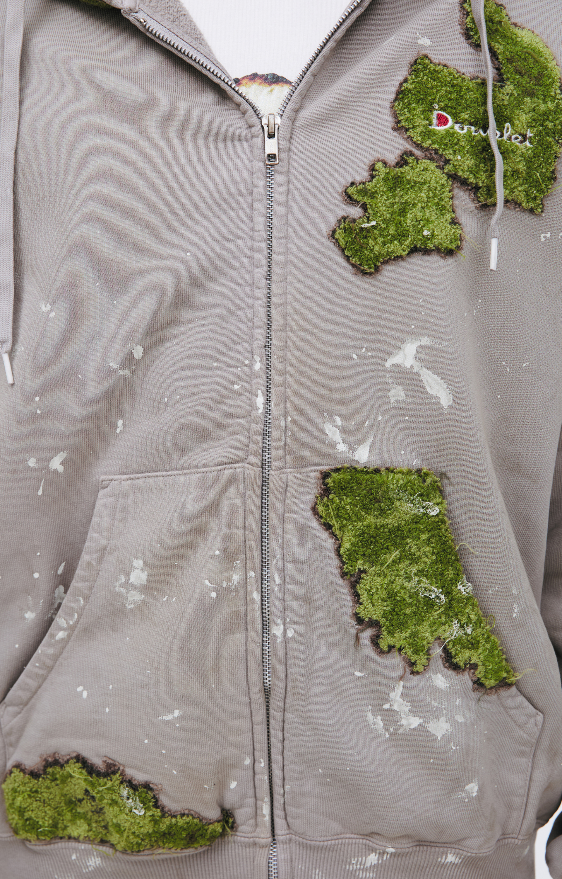Doublet Худи MOSS-GROWN EMBROIDERY