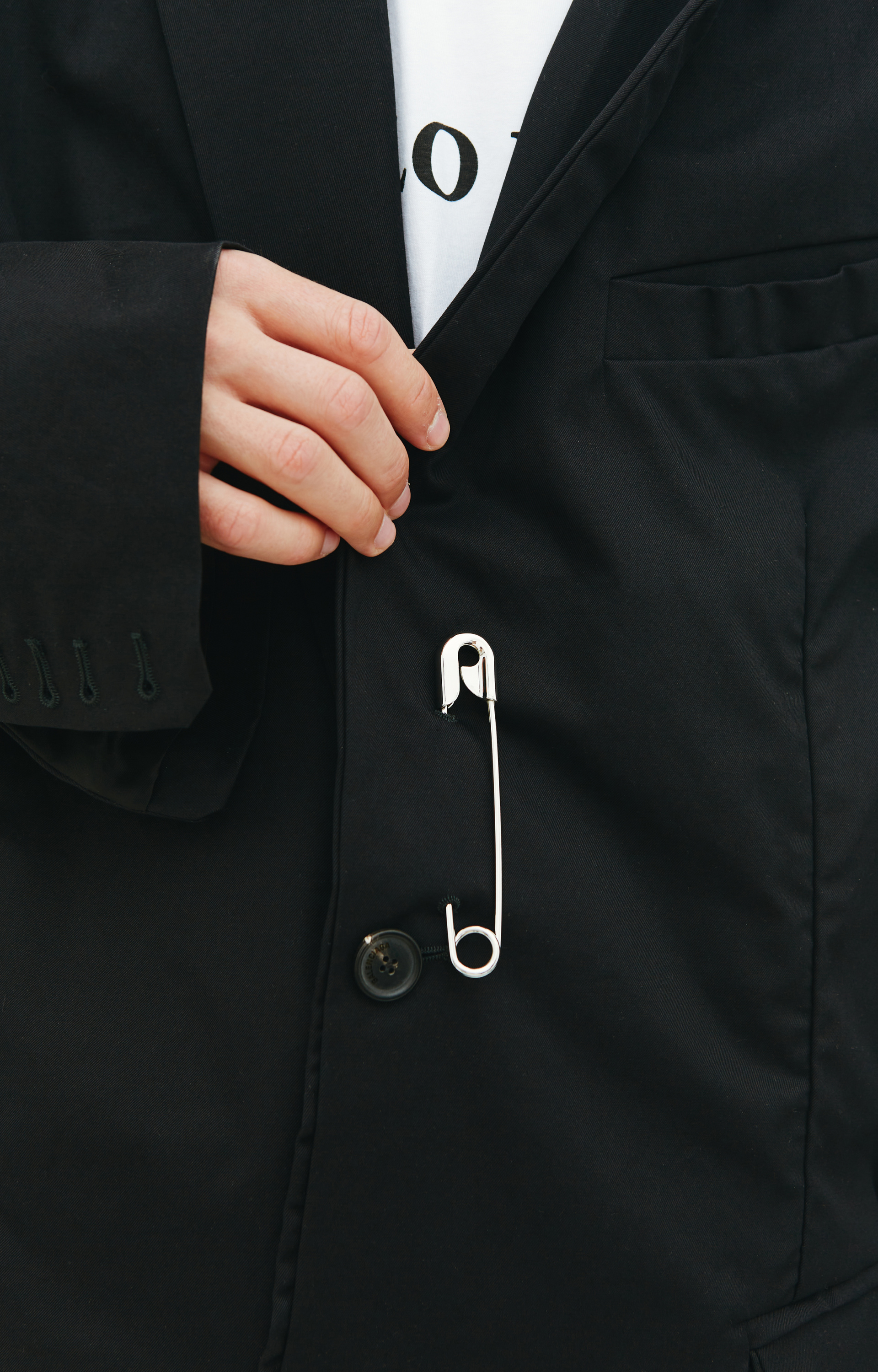 Balenciaga Черный оверсайз пиджак