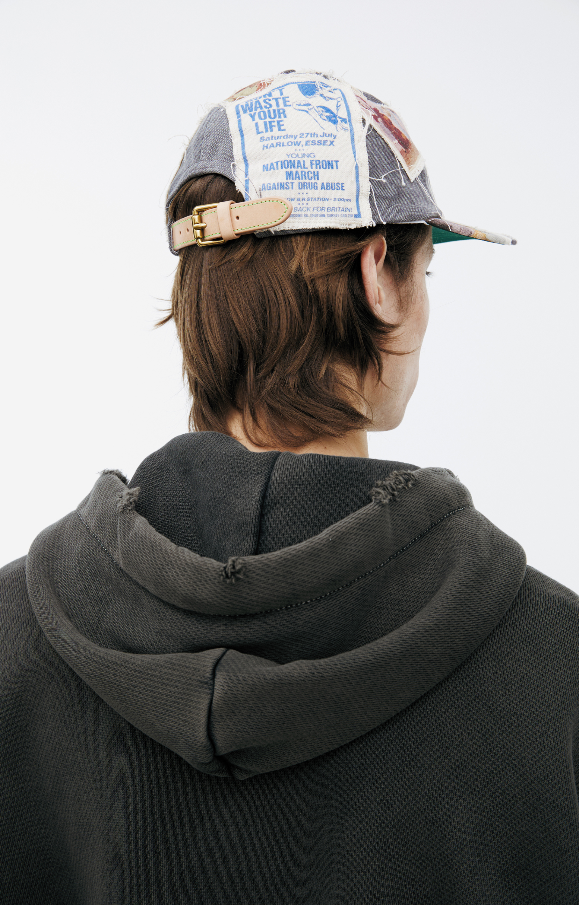 BETTER WITH AGE Серая кепка с патчами