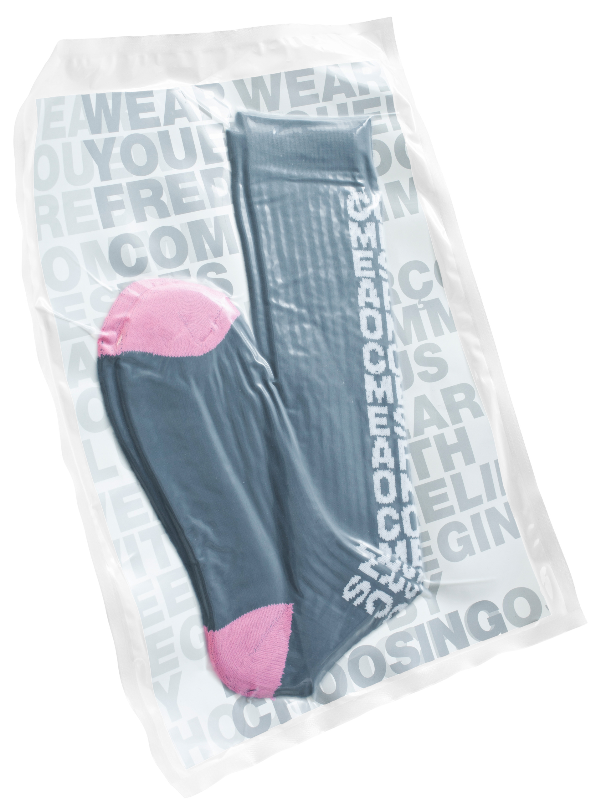 Comme des Garcons Черные гольфы с логотипом