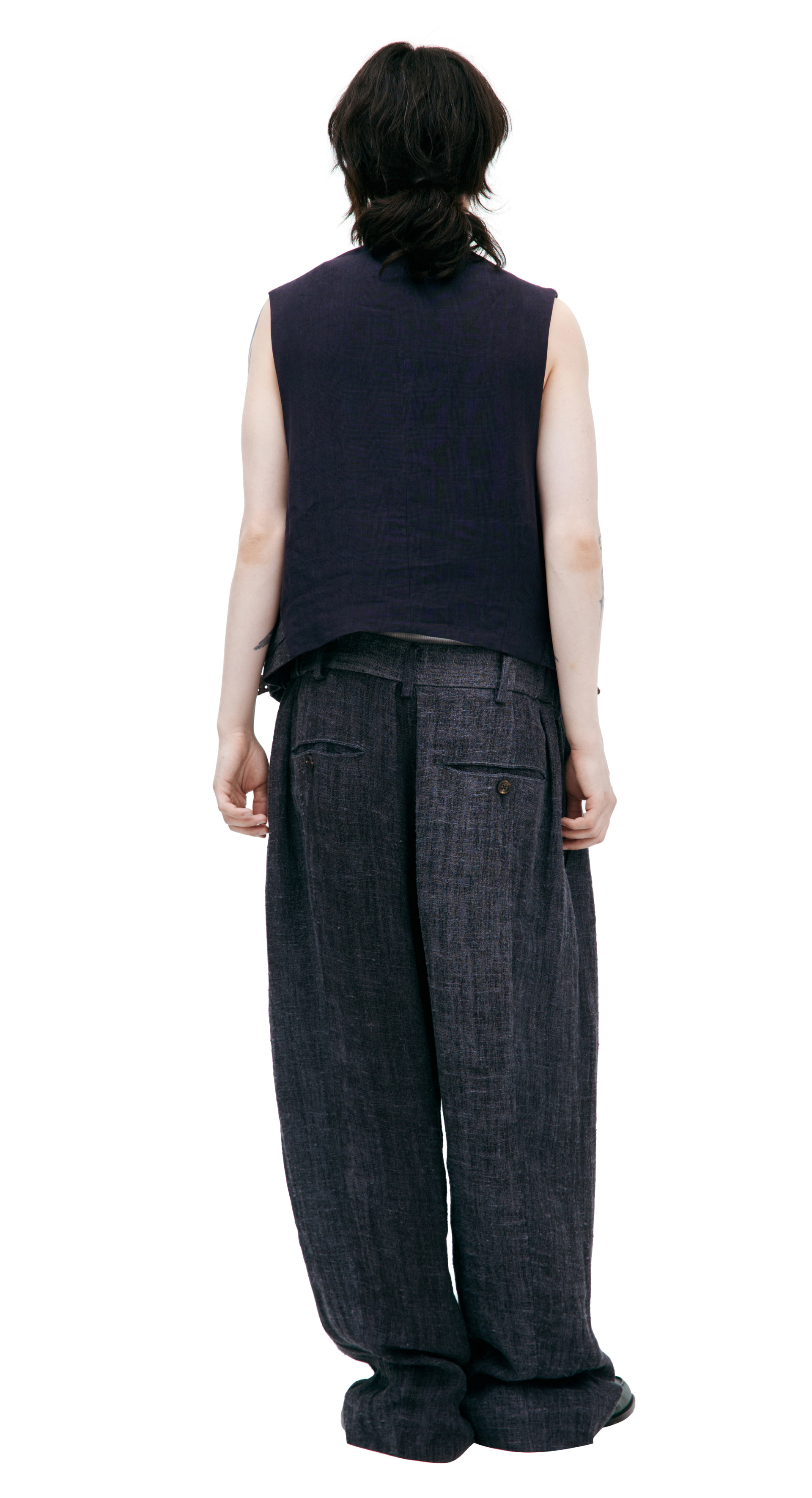 Ziggy Chen Жилет изо льна