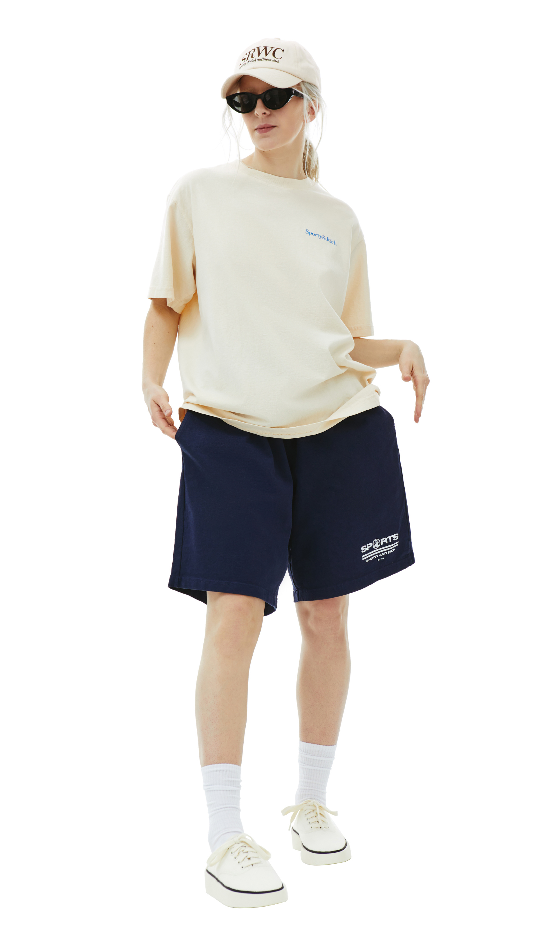 SPORTY & RICH Кепка с вышивкой SRWC