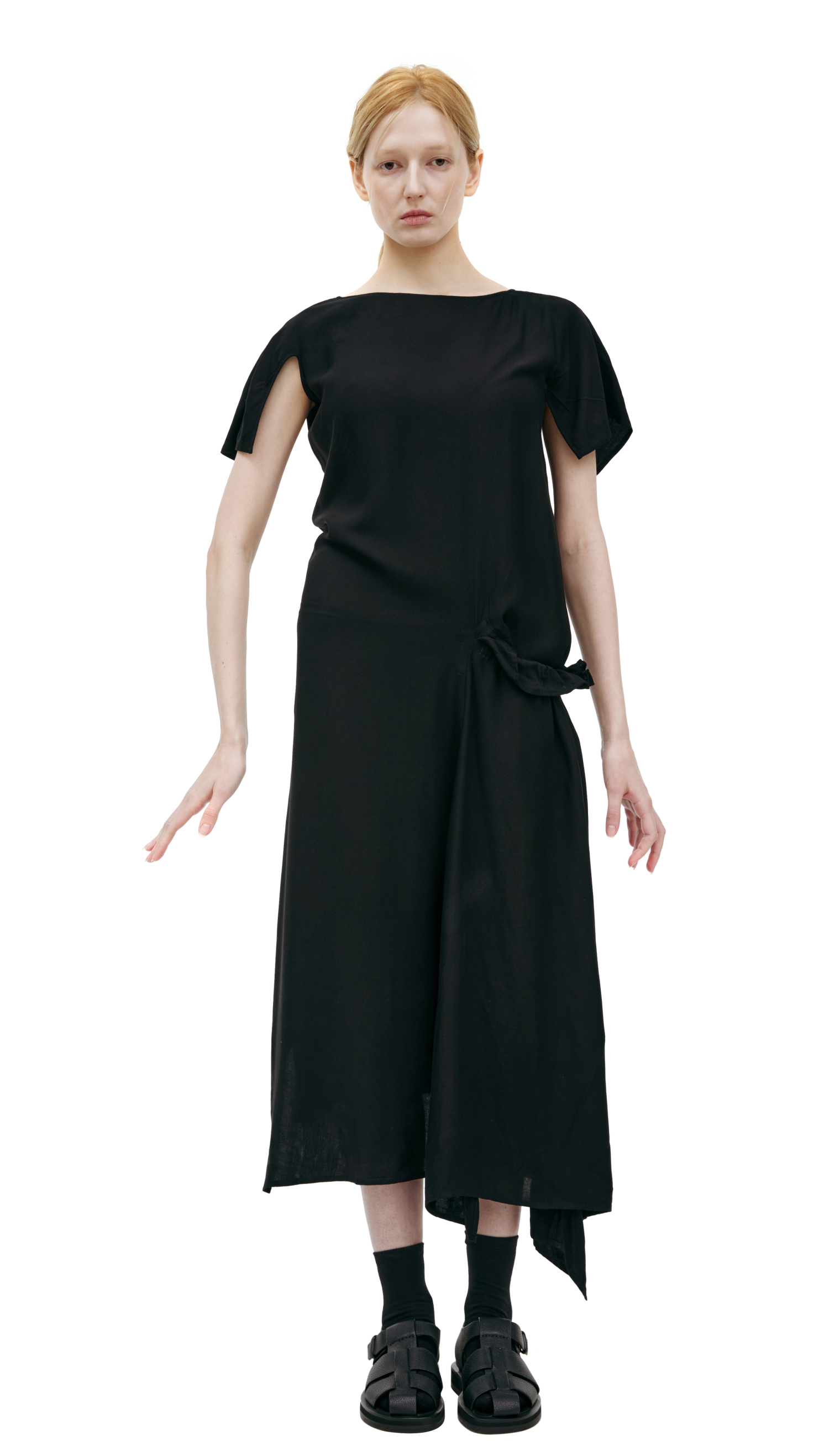 Yohji Yamamoto Асимметричное платье