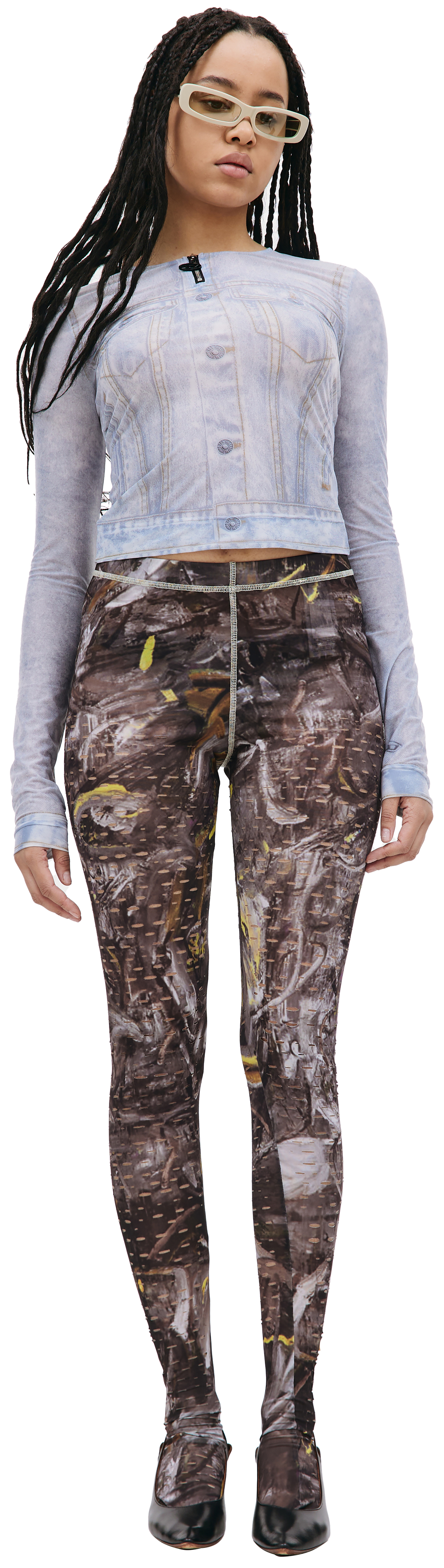 Diesel Колготки \'P-KOLL-G1\' с монопринтом