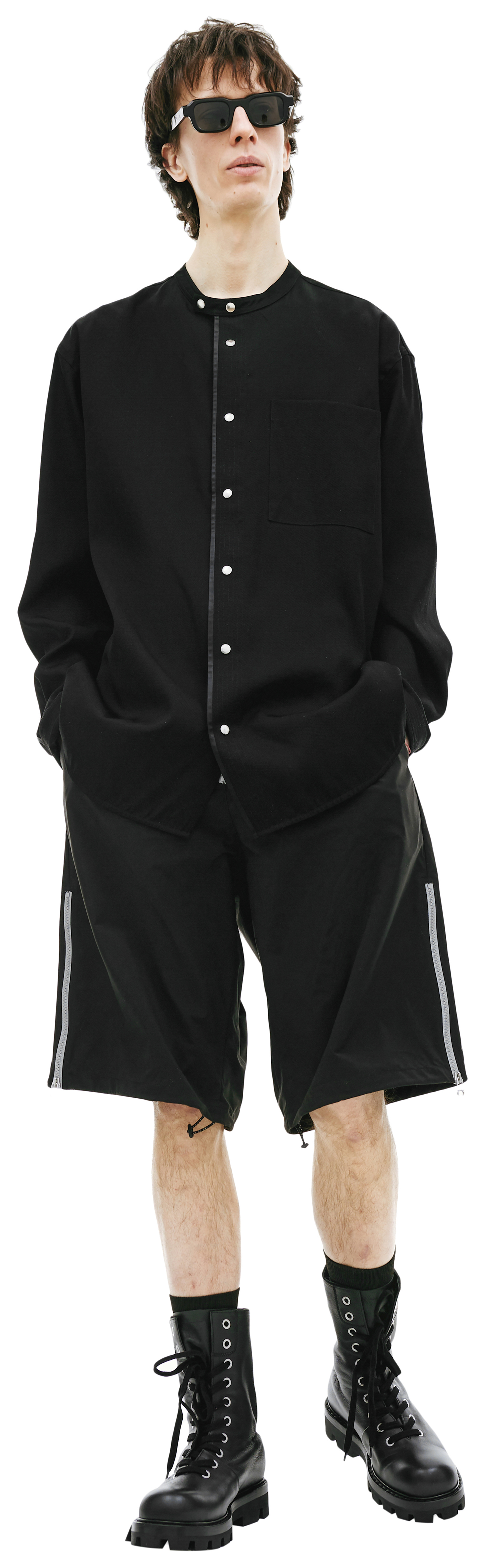 OAMC Шерстяная рубашка MUIR с карманом