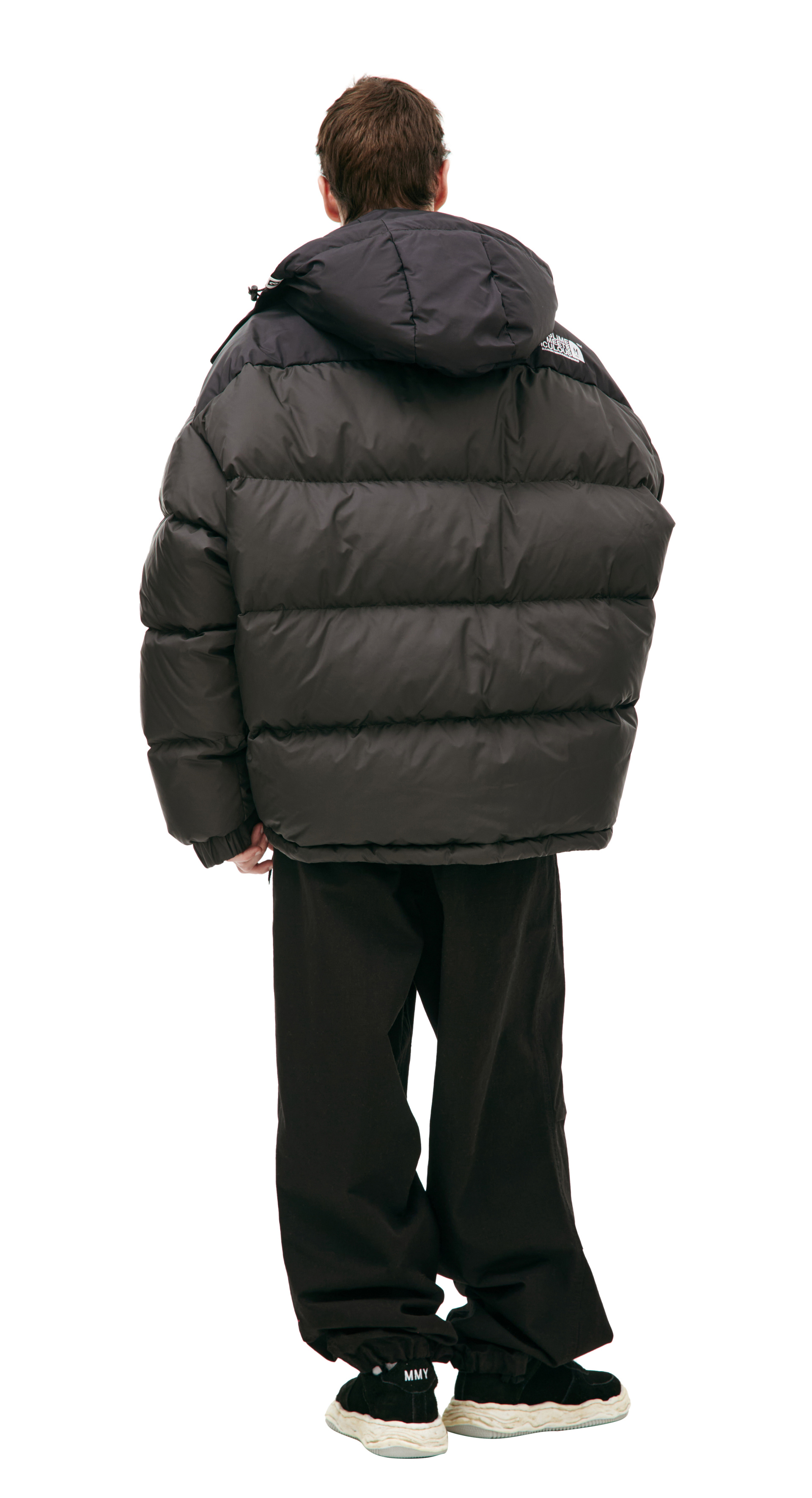 Maison Mihara Yasuhiro Пуховик с логотипом