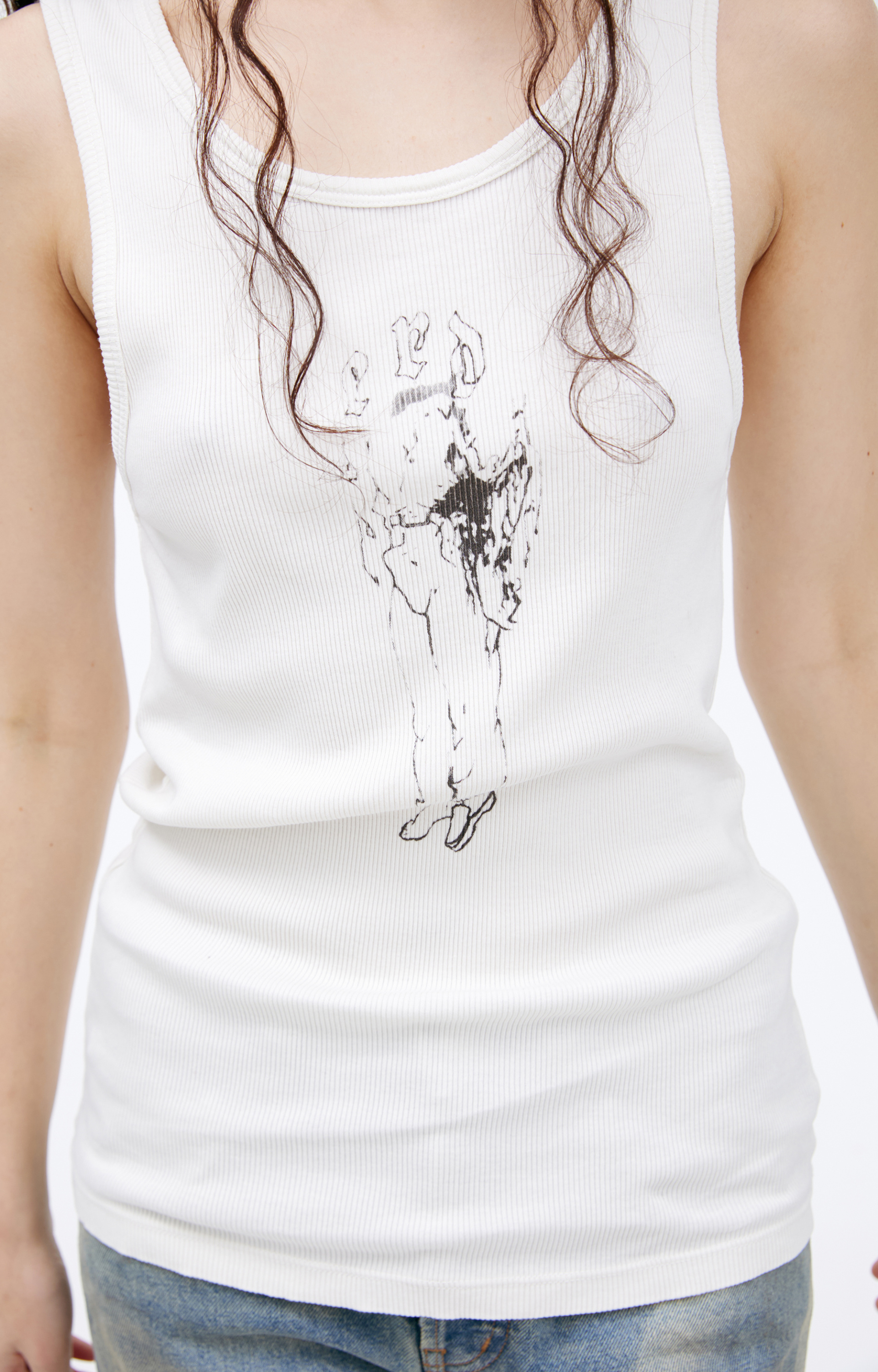 Enfants Riches Déprimés Хлопковая майка с принтом