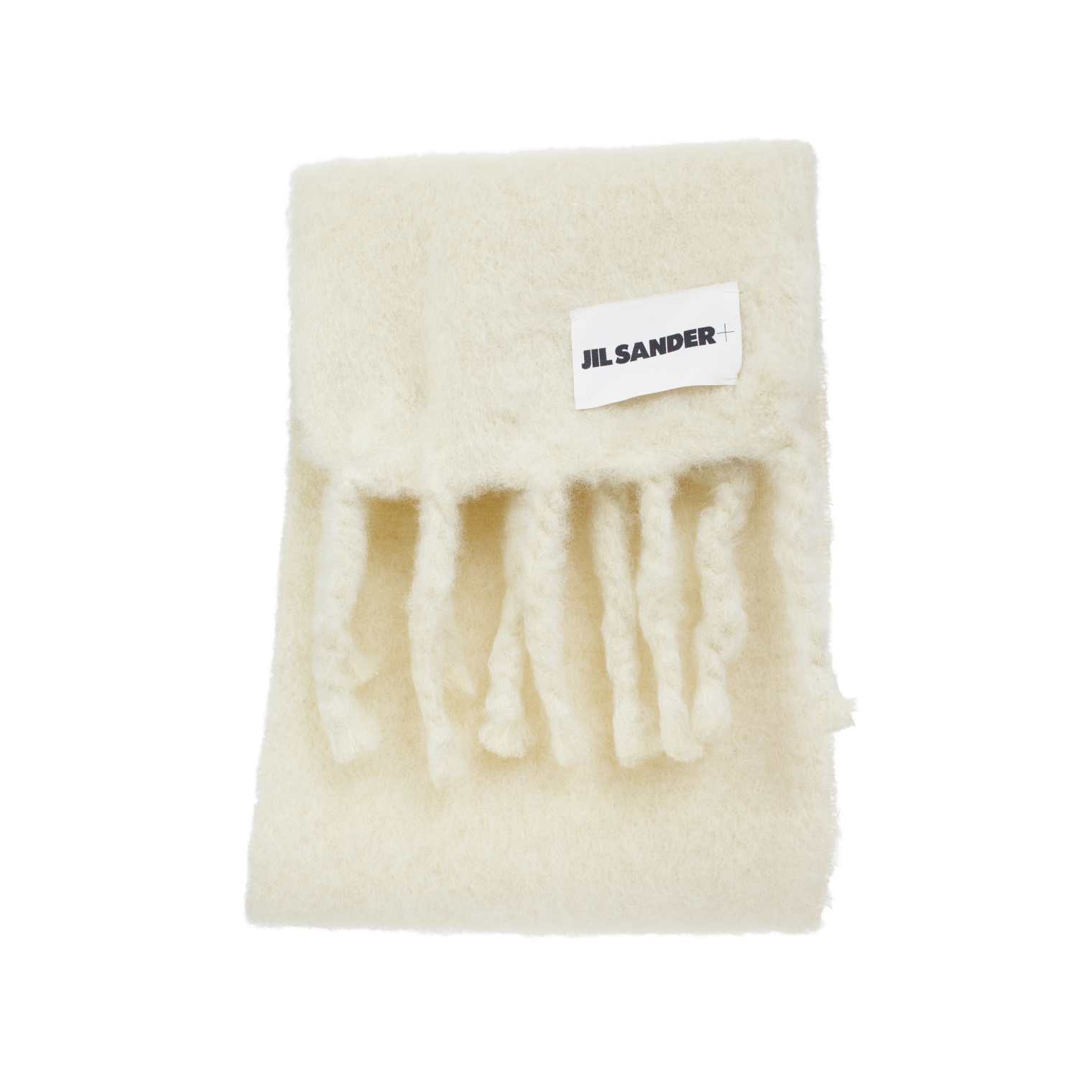 Jil Sander Шарф из мохера с логотипом