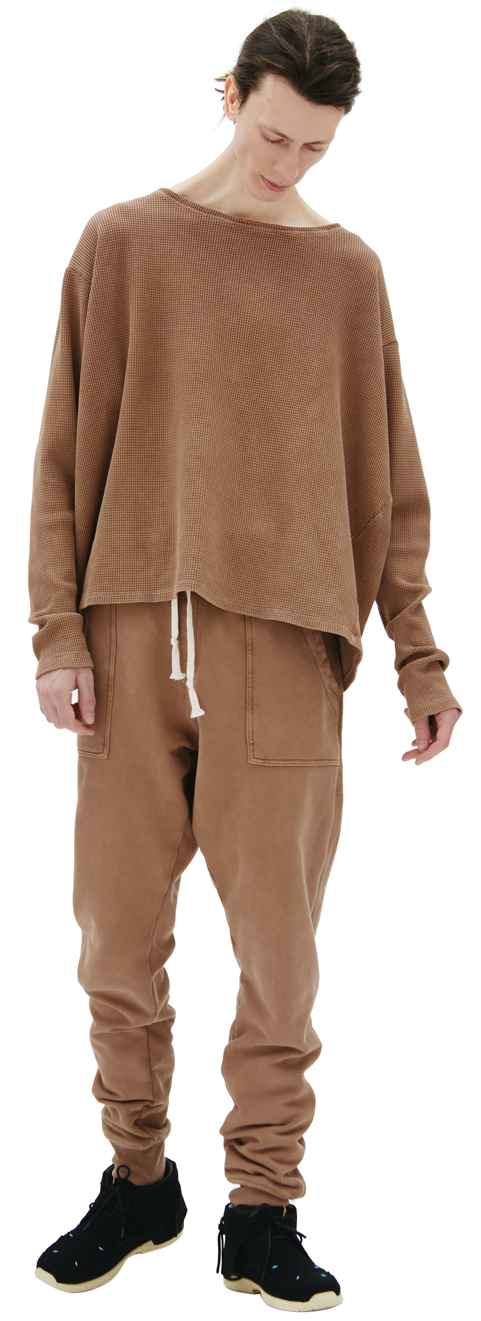 Greg Lauren Оверсайз лонгслив из хлопка