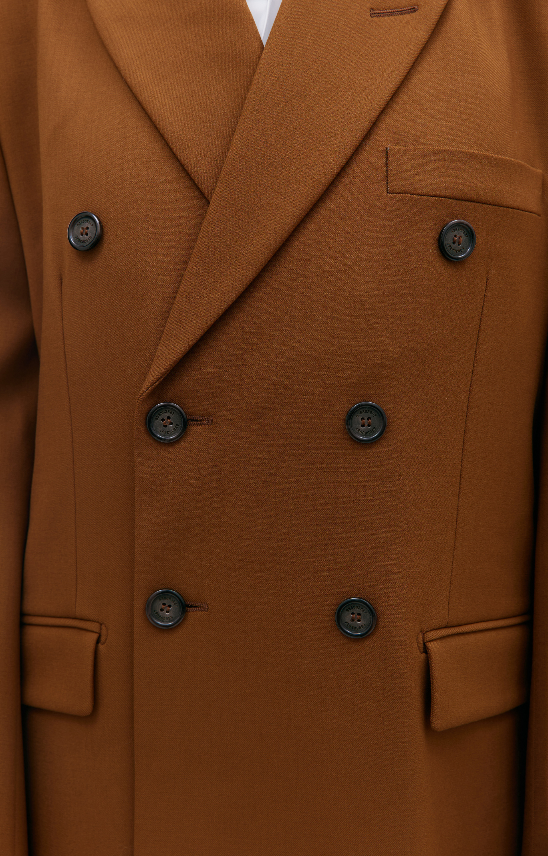 VTMNTS Двубортный пиджак из шерсти