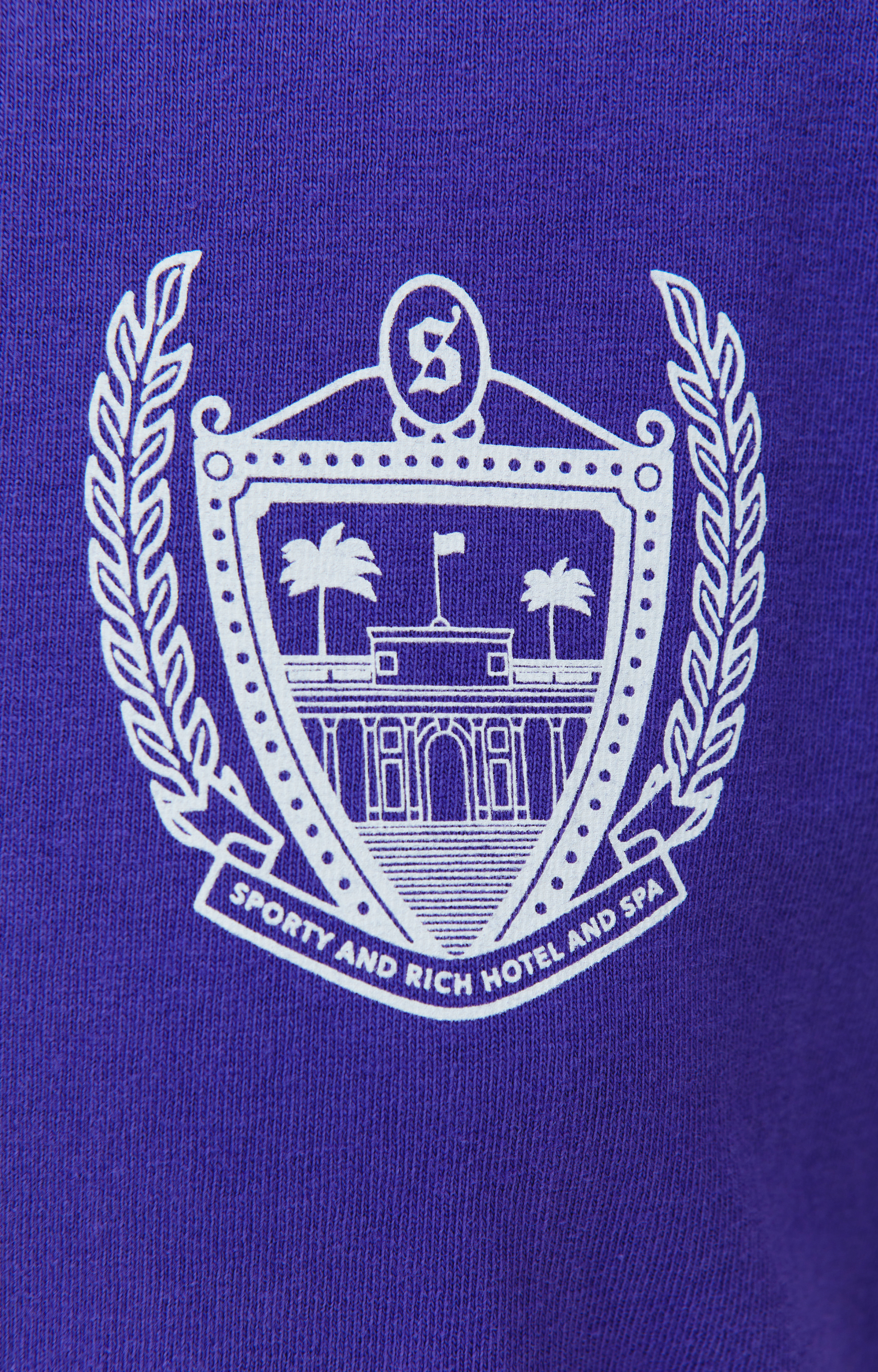 SPORTY & RICH Хлопковая футболка Beverly Hills