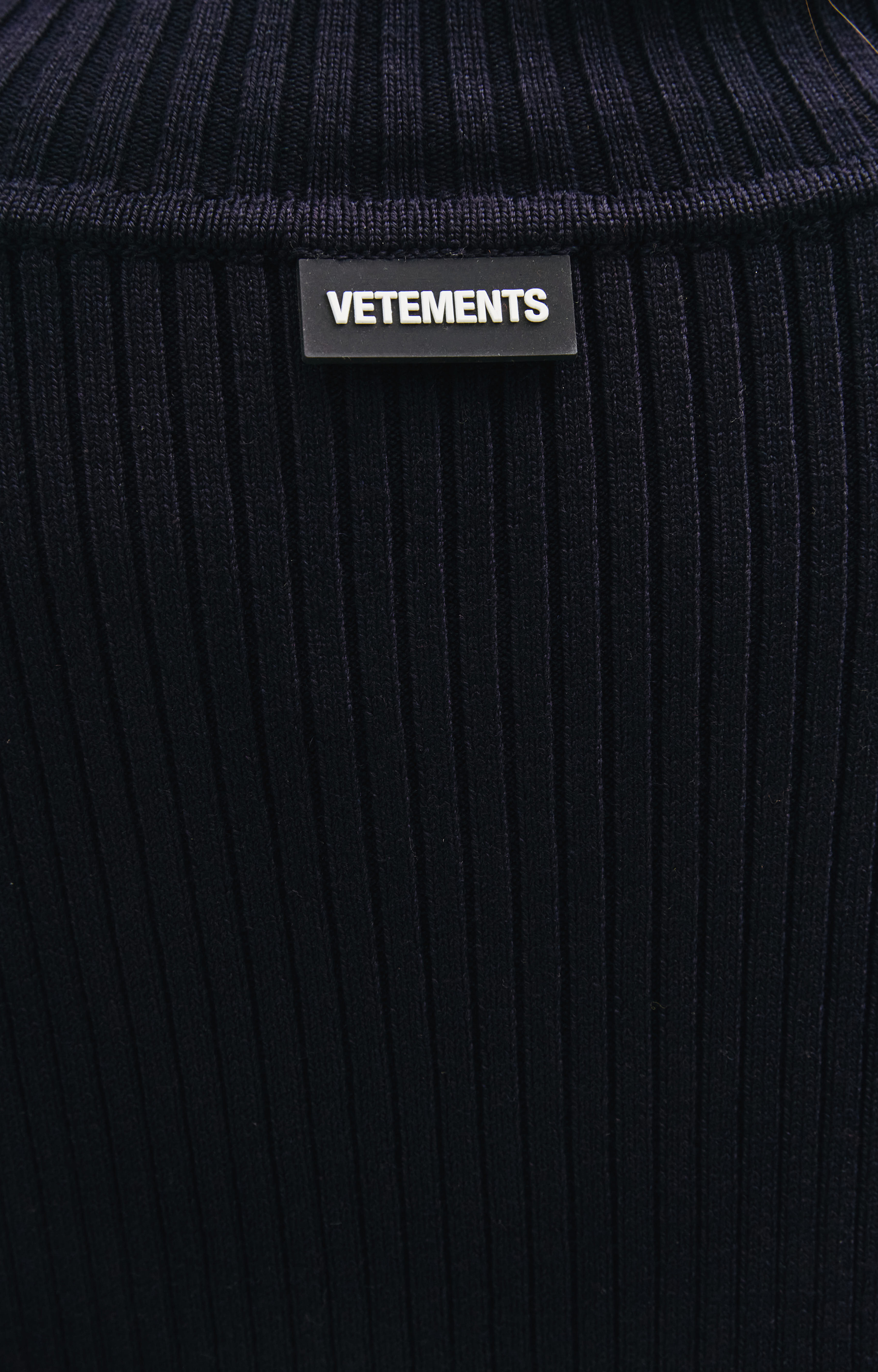 VETEMENTS Шерстяной кардиган на молнии