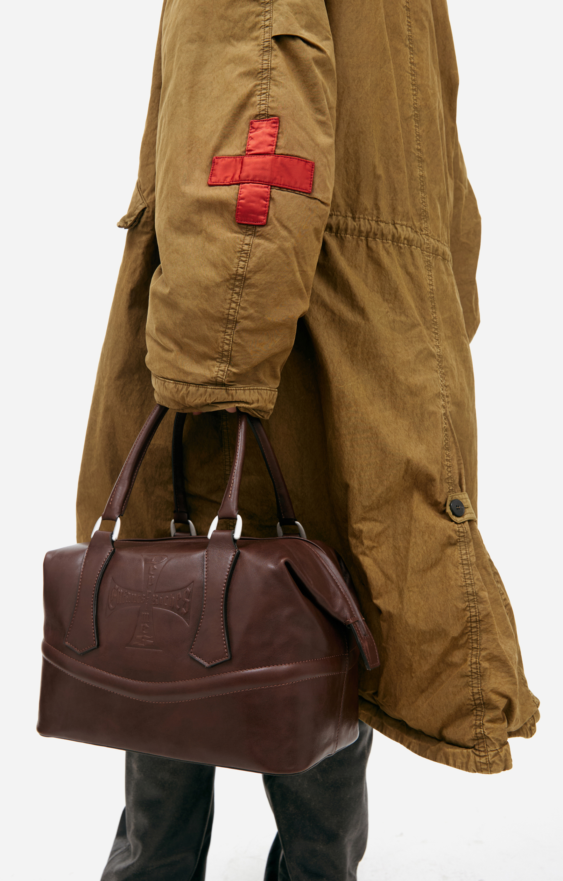 Enfants Riches Déprimés Куртка с крестами на рукавах