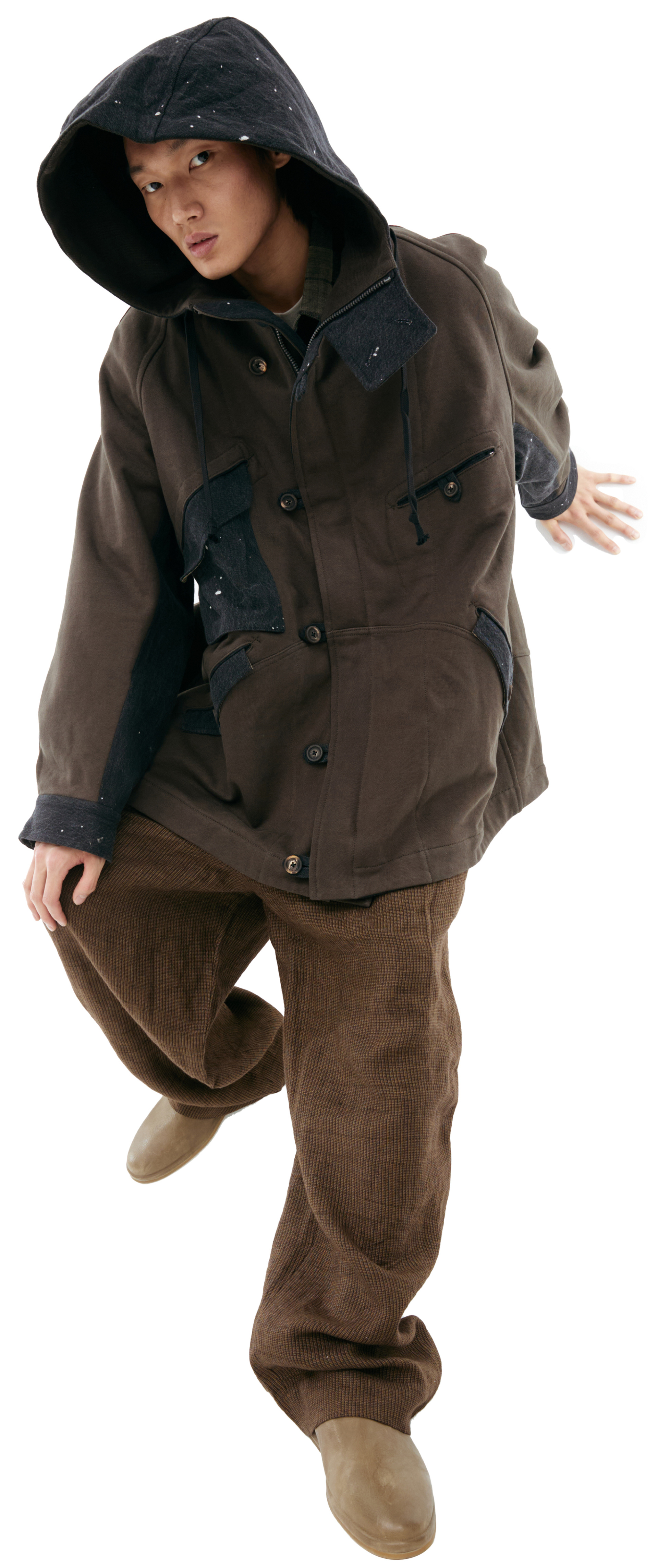 Ziggy Chen Куртка с эффектом краски