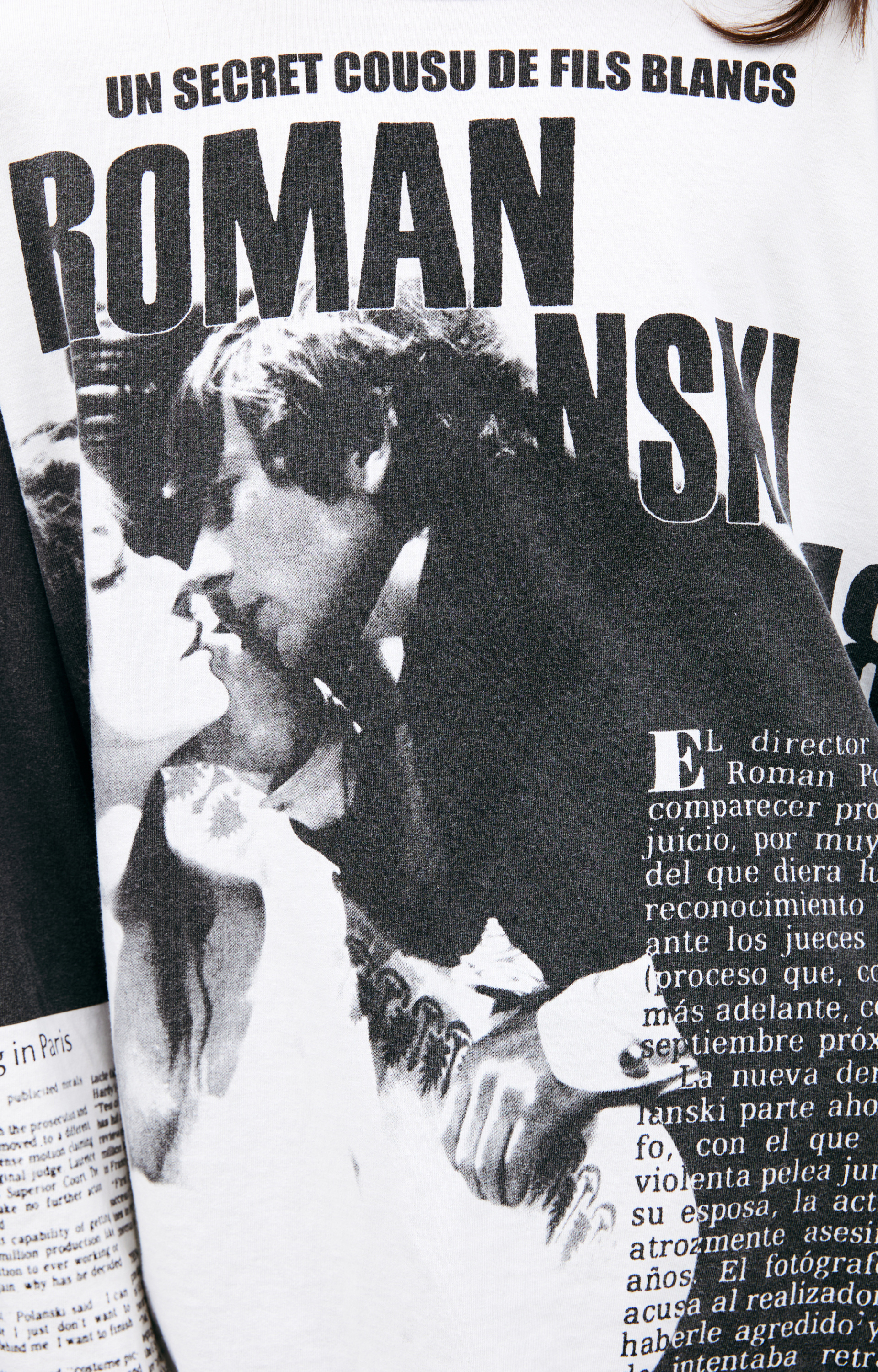 Enfants Riches Déprimés Белый лонгслив с принтами