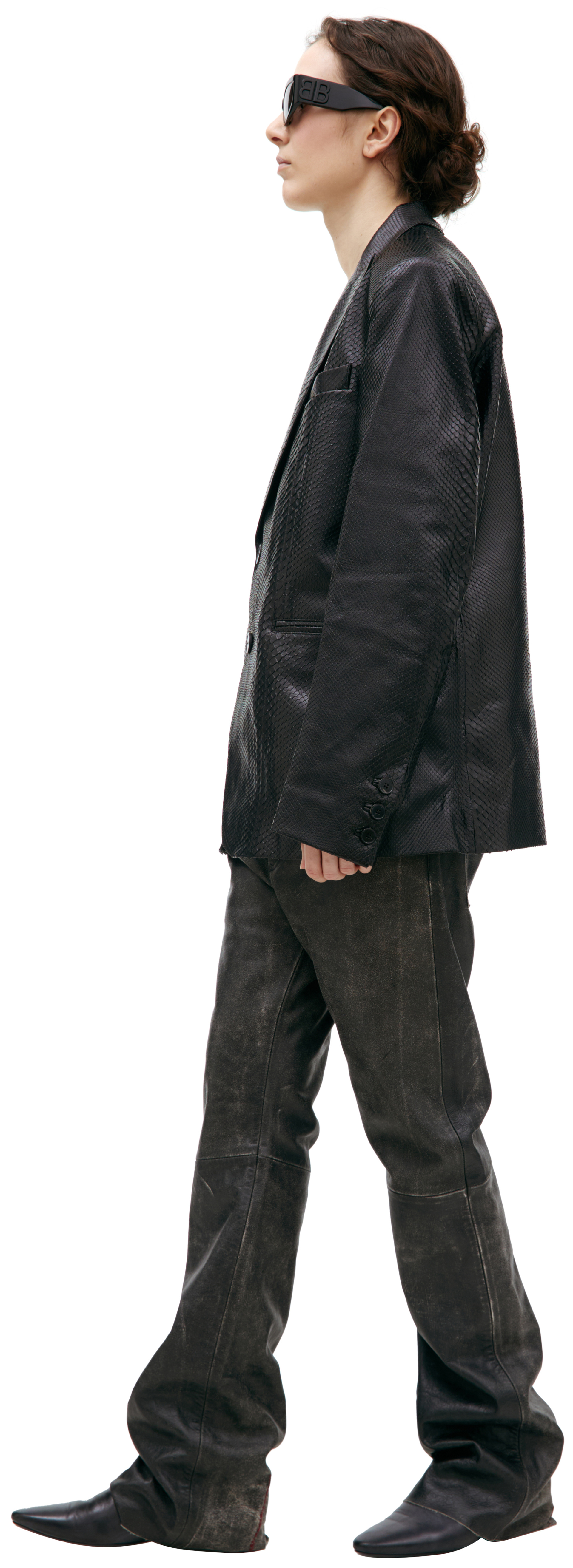 Enfants Riches Déprimés Однобортный пиджак из кожи