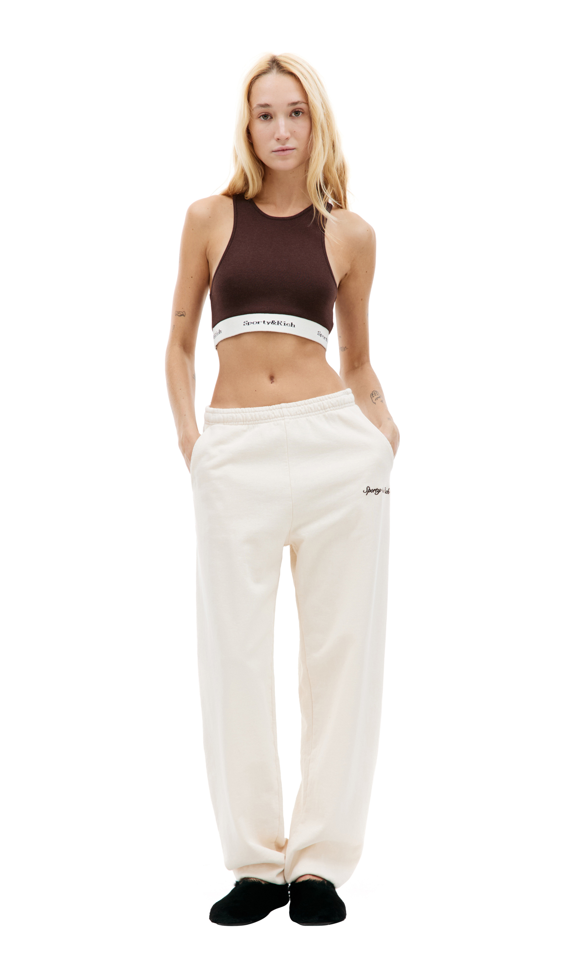 SPORTY & RICH Спортивный топ Serif