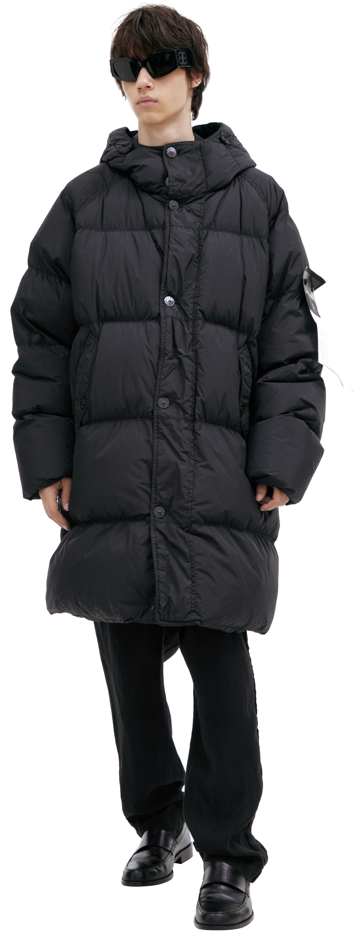 Stone Island Пуховик с капюшоном