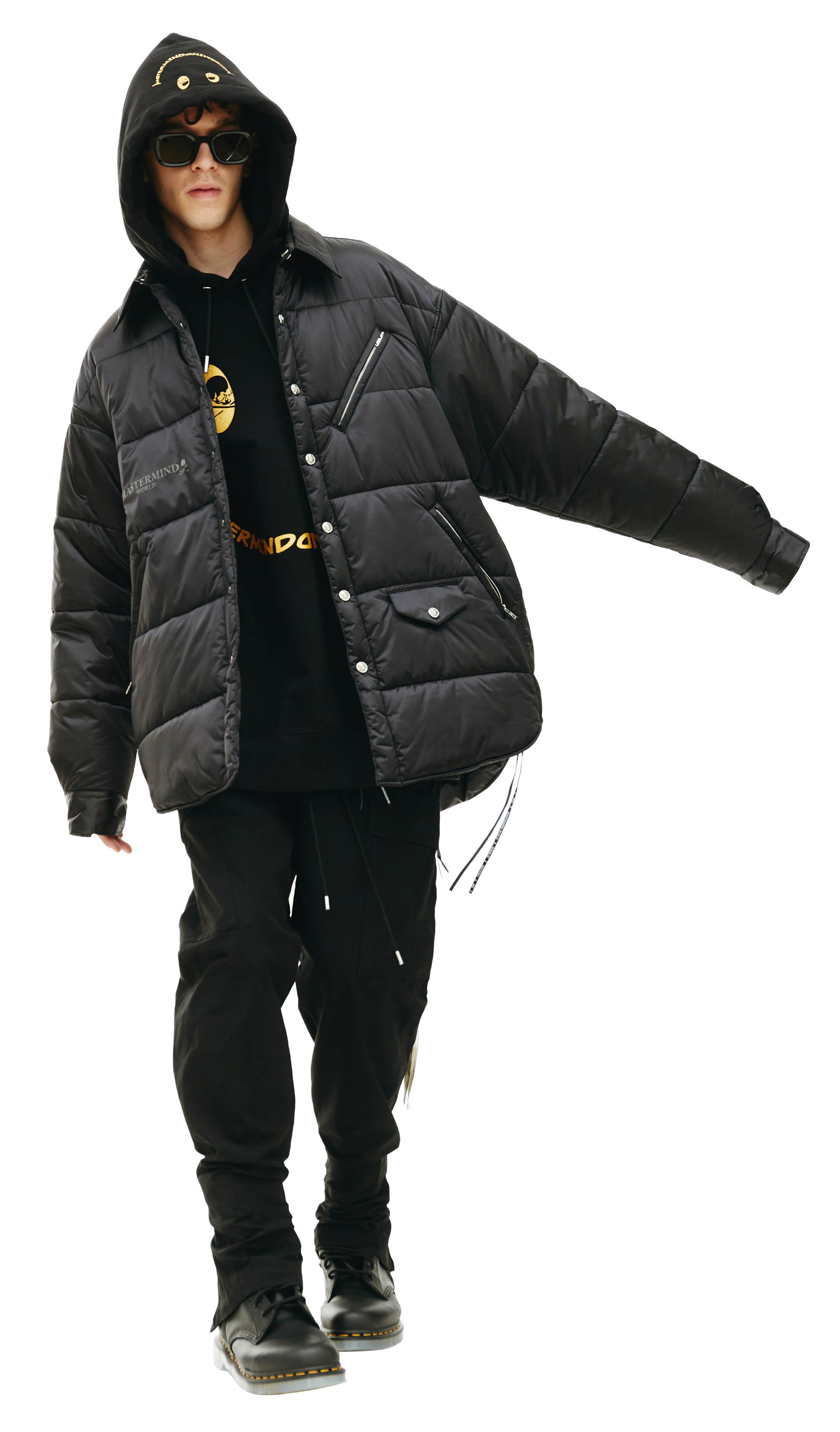 Mastermind WORLD Стеганая куртка на кнопках