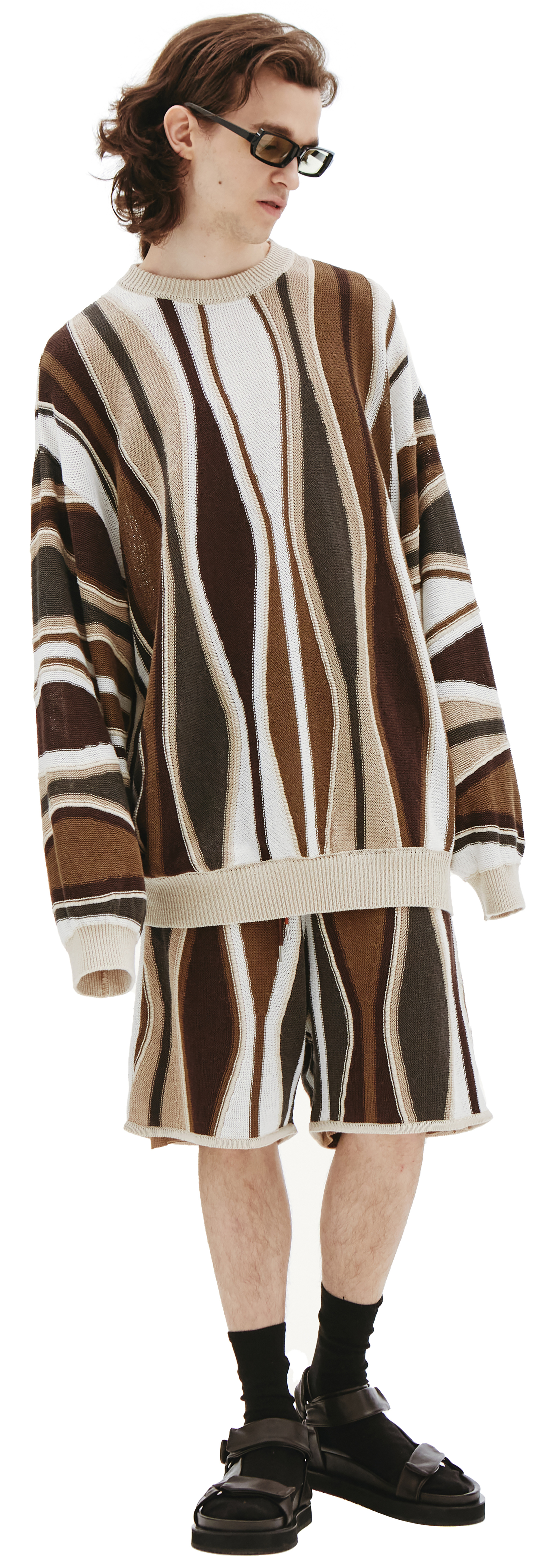 Children of the discordance Вязаный свитер в полоску