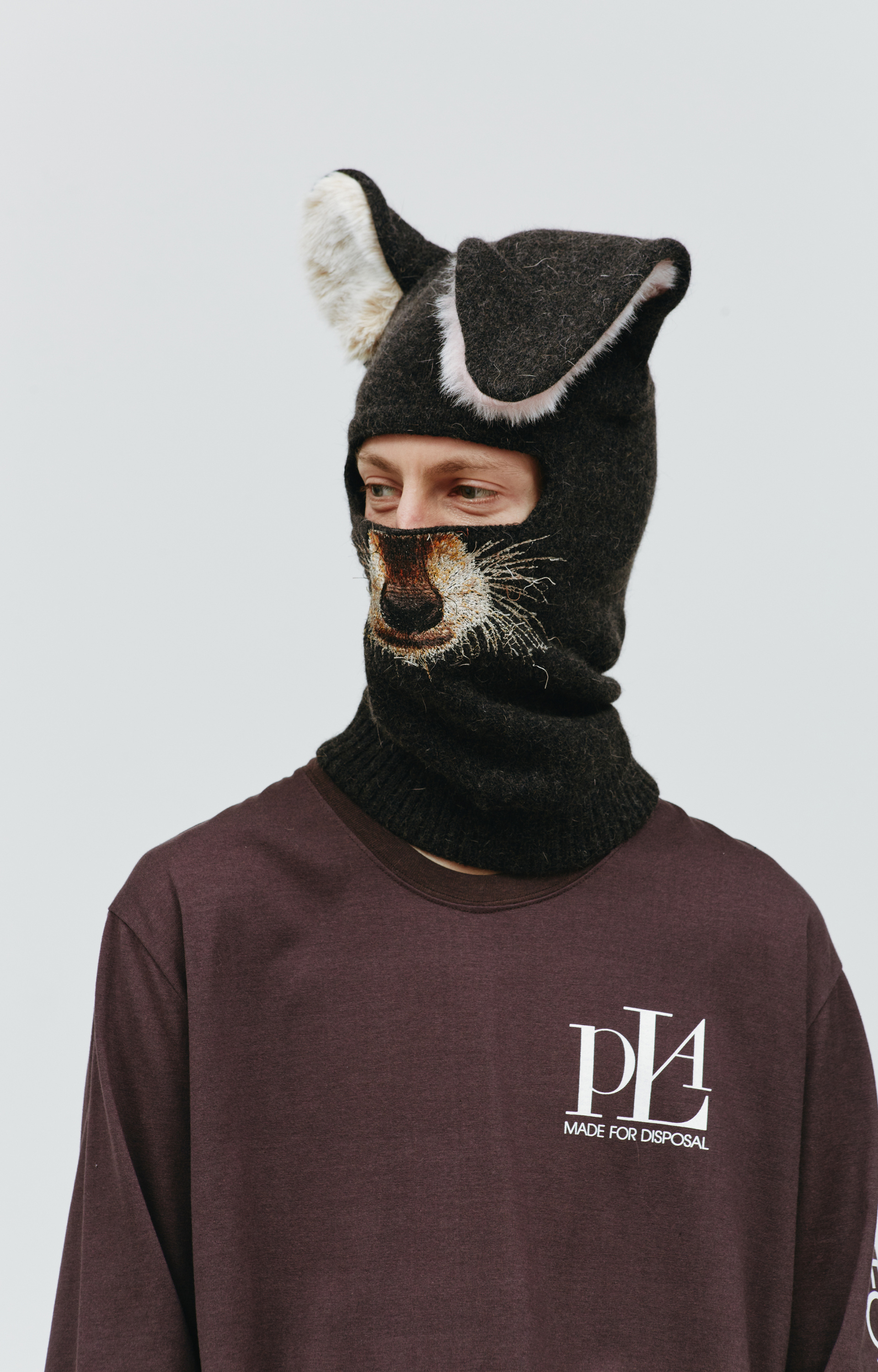 Doublet Балаклава Animal из смешанной шерсти