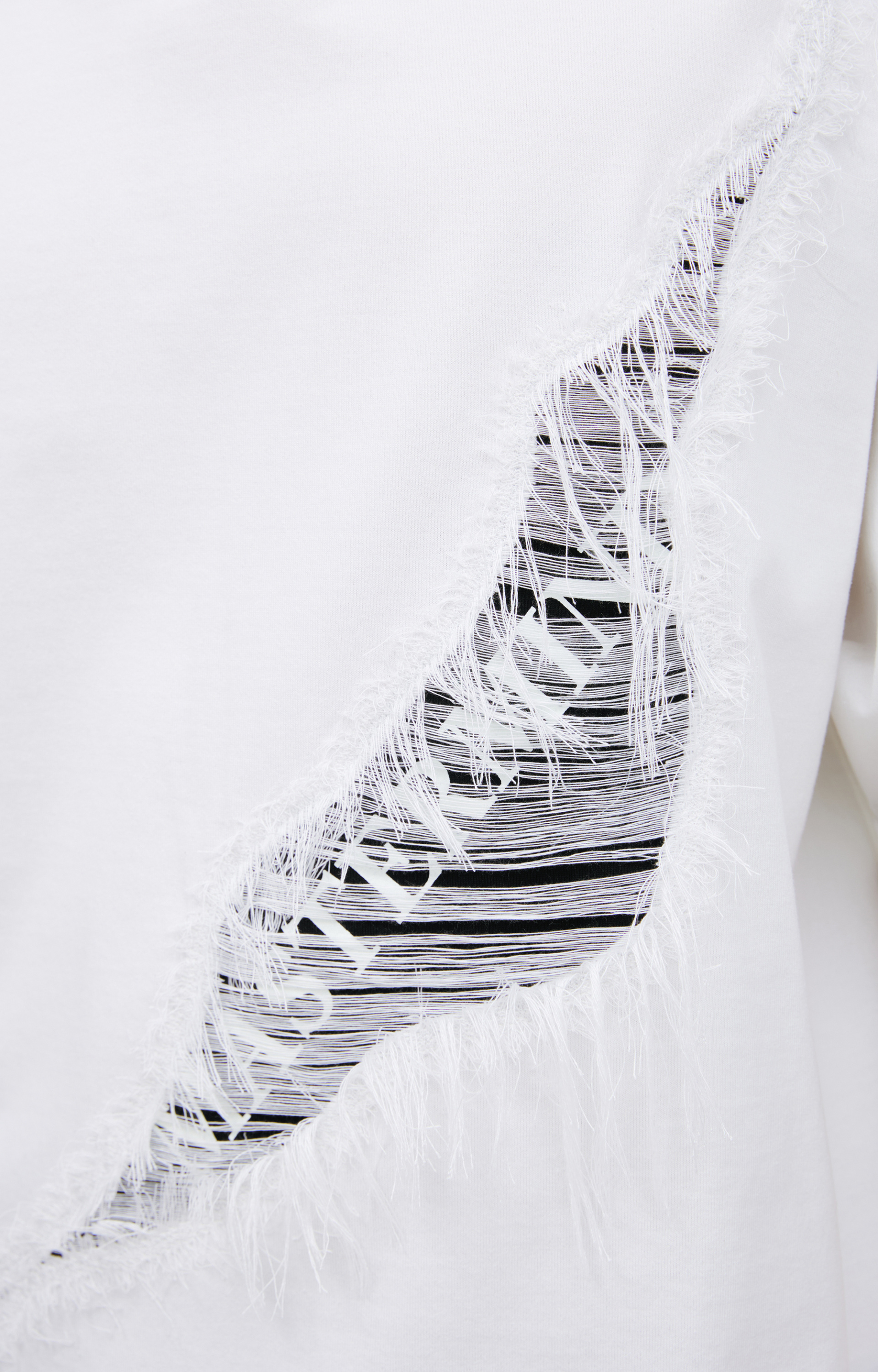 Mastermind WORLD Белая футболка с нитками