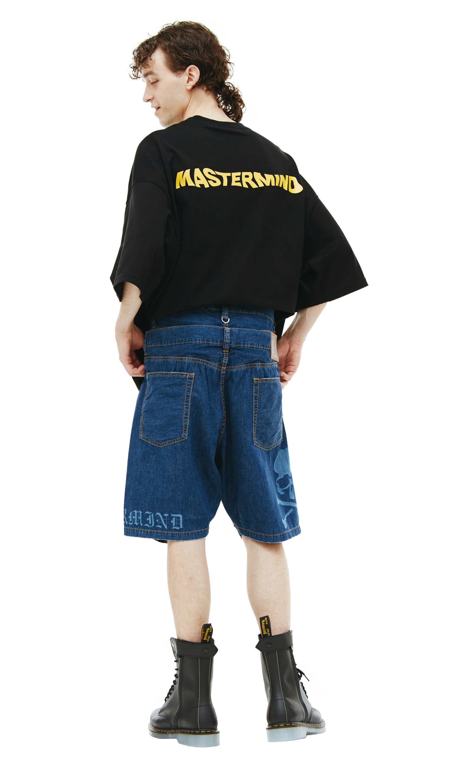 Mastermind WORLD Синие джинсовые шорты