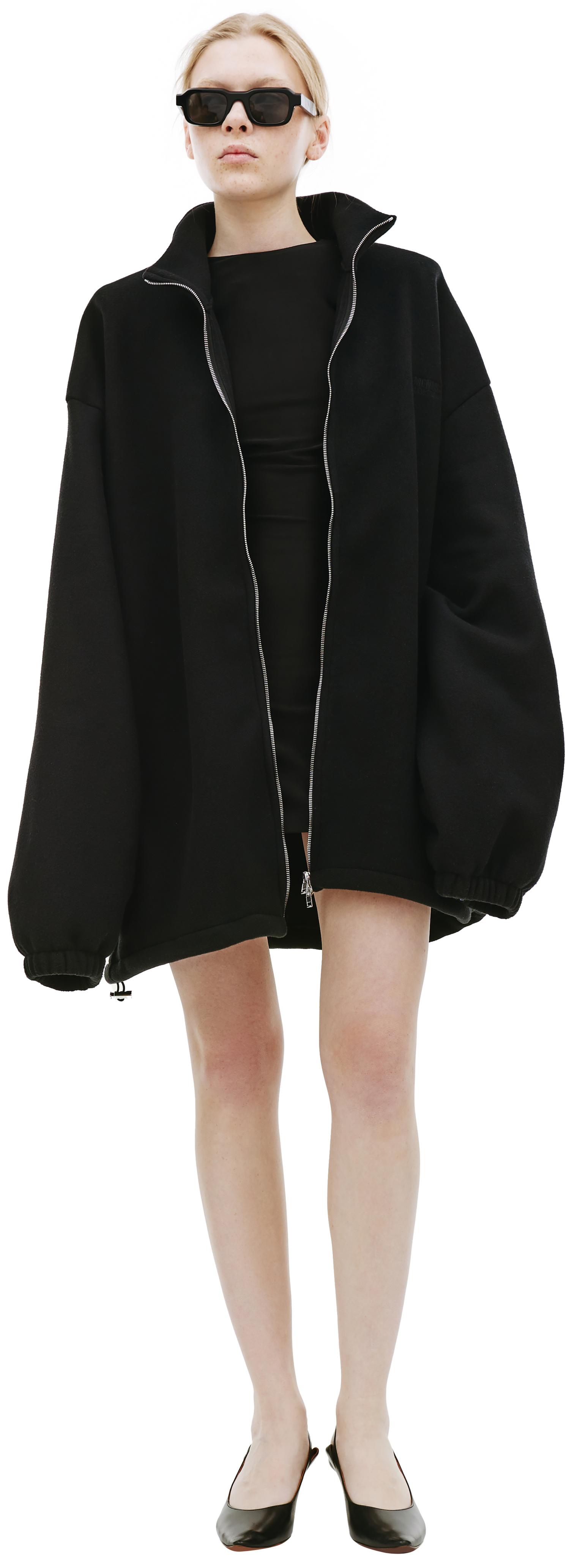 VETEMENTS Флисовая куртка на молнии