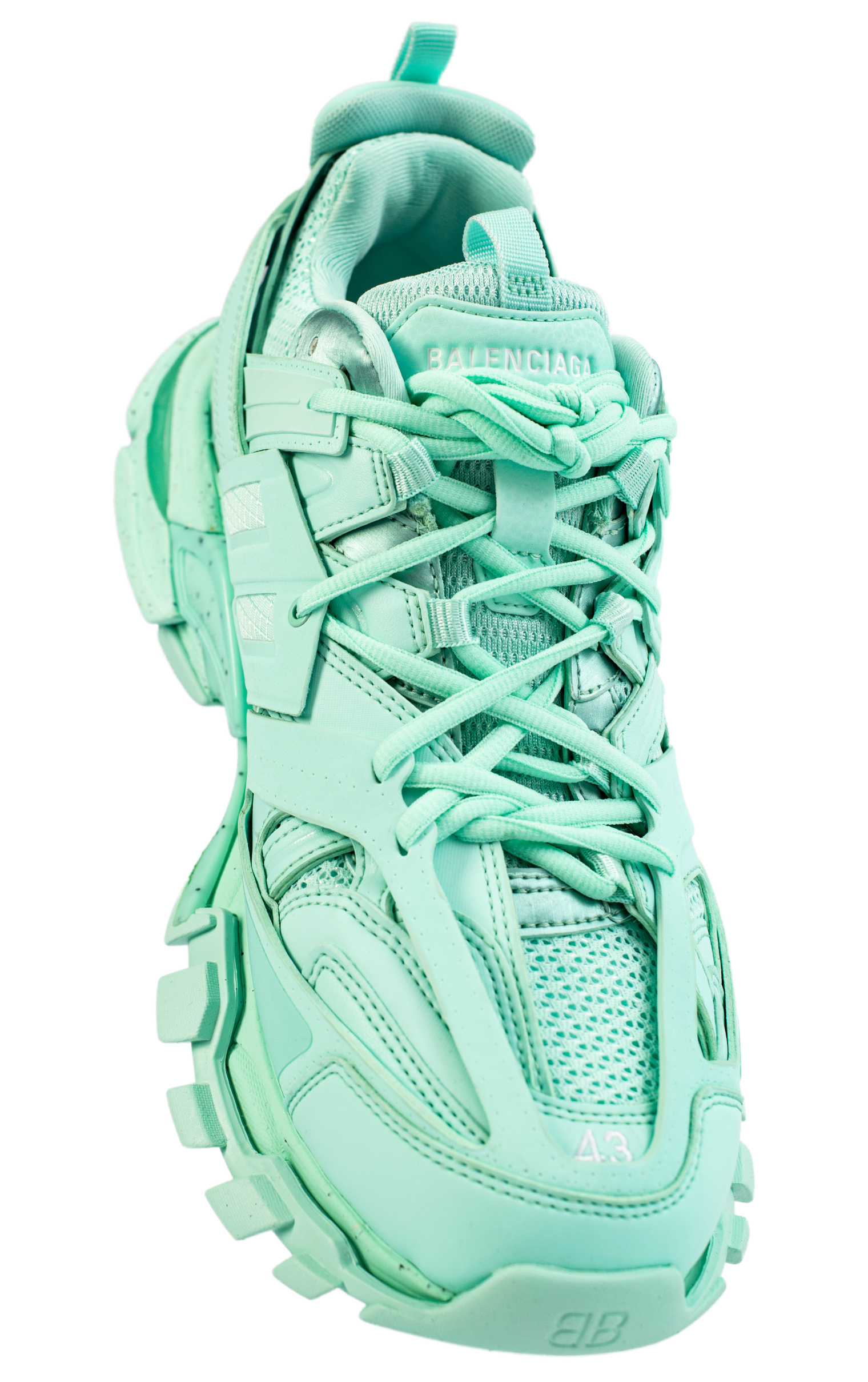 Balenciaga Кроссовки Track мятного цвета