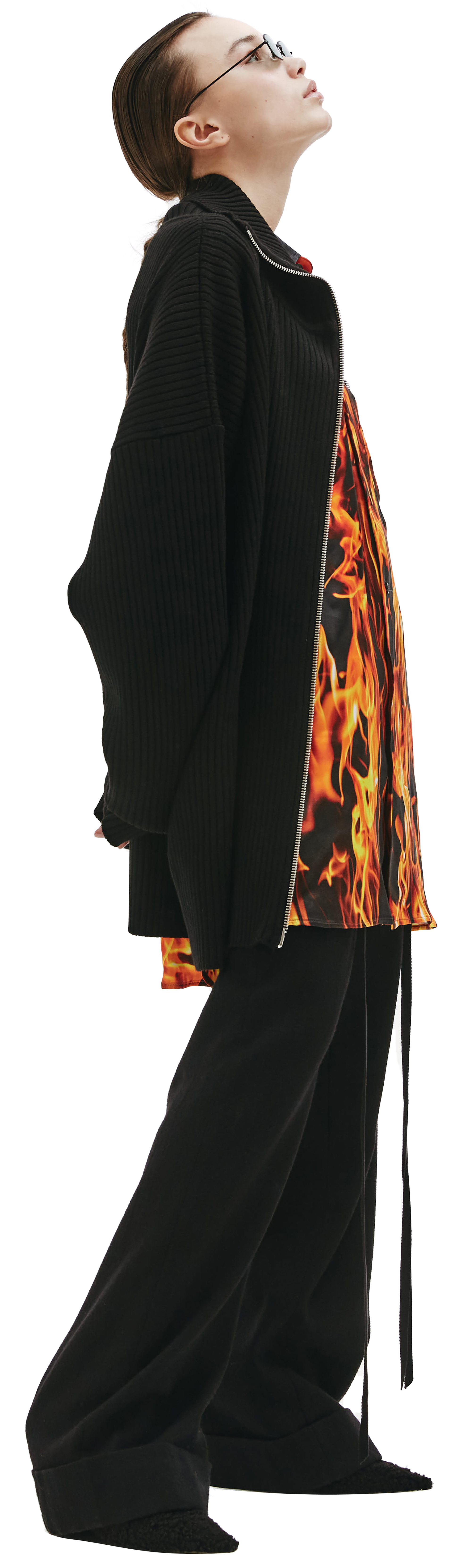 VETEMENTS Шерстяной кардиган на молнии