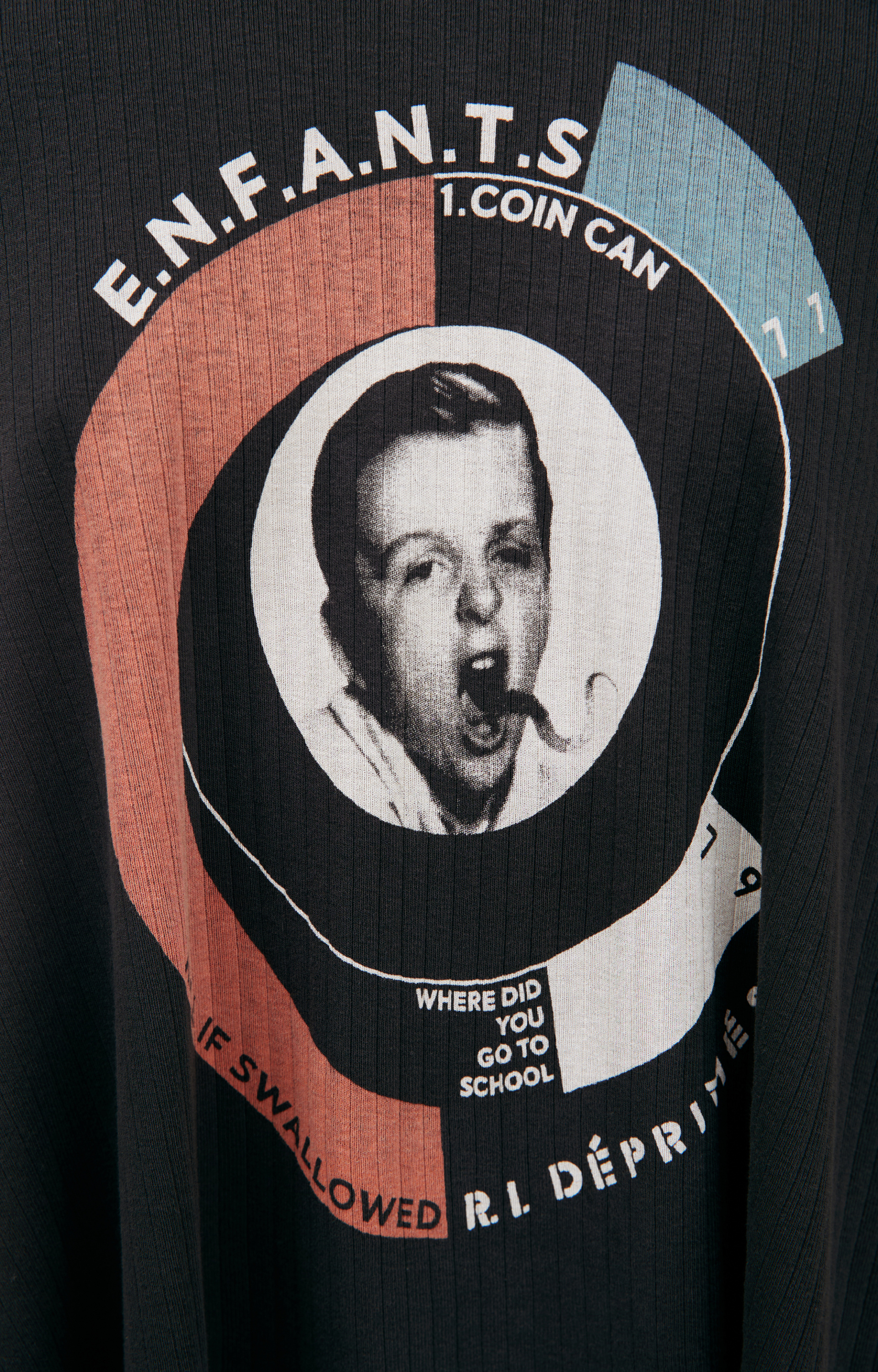 Enfants Riches Déprimés Темно-серая футболка с принтом