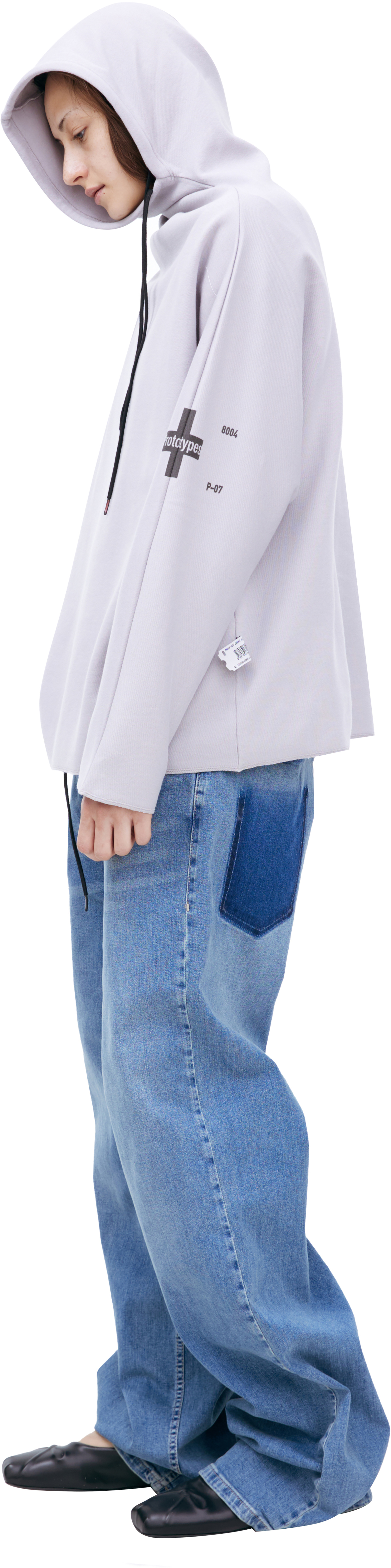 PROTOTYPES Бесшовное худи с вышивкой