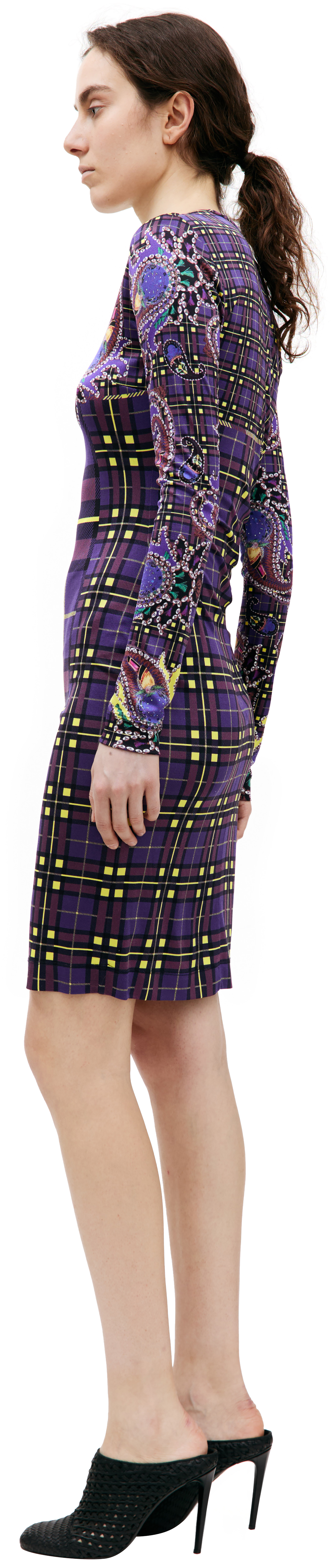 Mary Katrantzou Шелковое платье с принтом