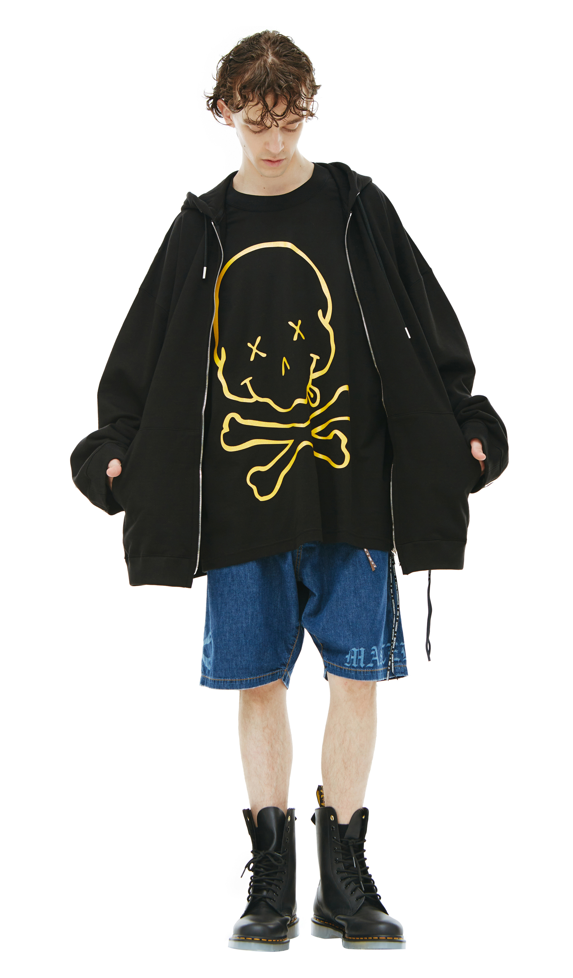 Mastermind WORLD Худи на молнии с принтом