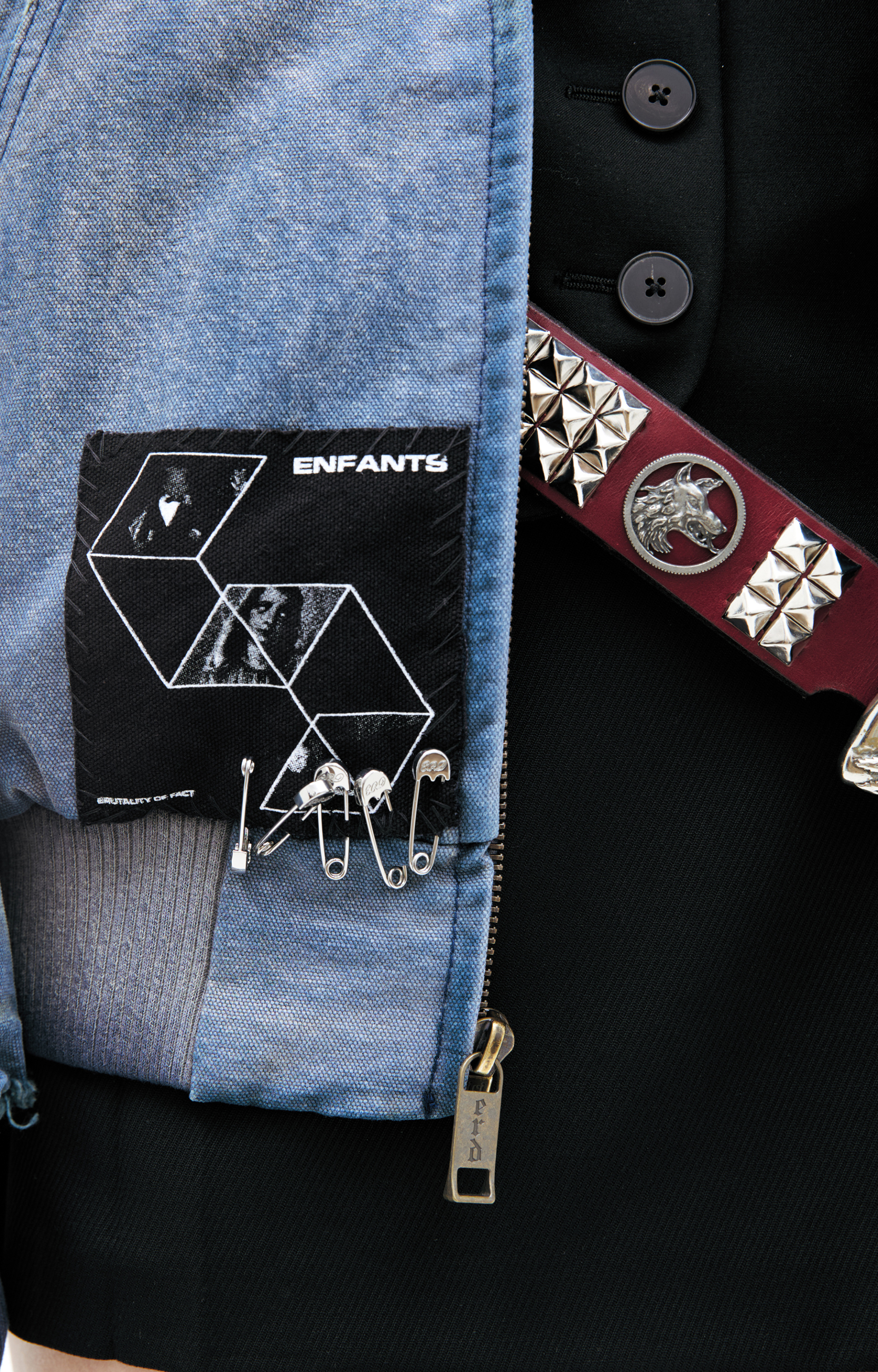 Enfants Riches Déprimés Джинсовая куртка с патчами