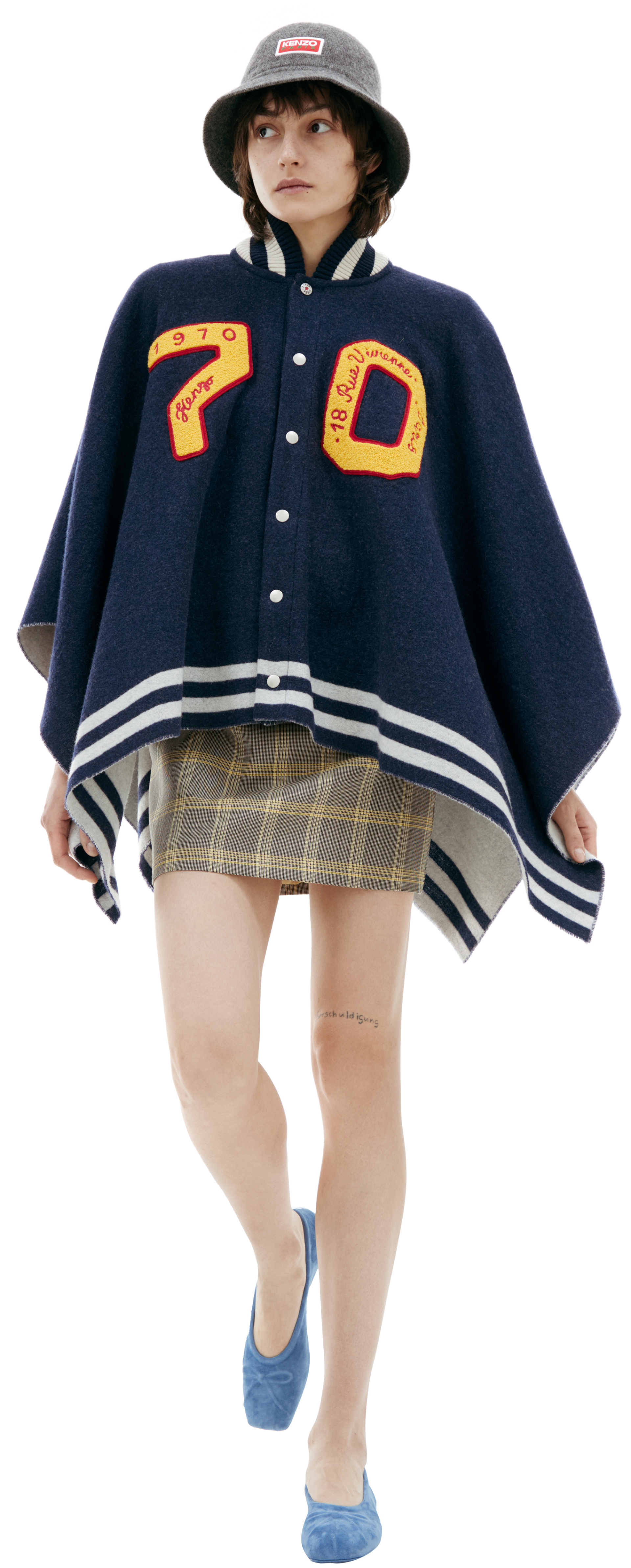 KENZO Кейп с нашивками