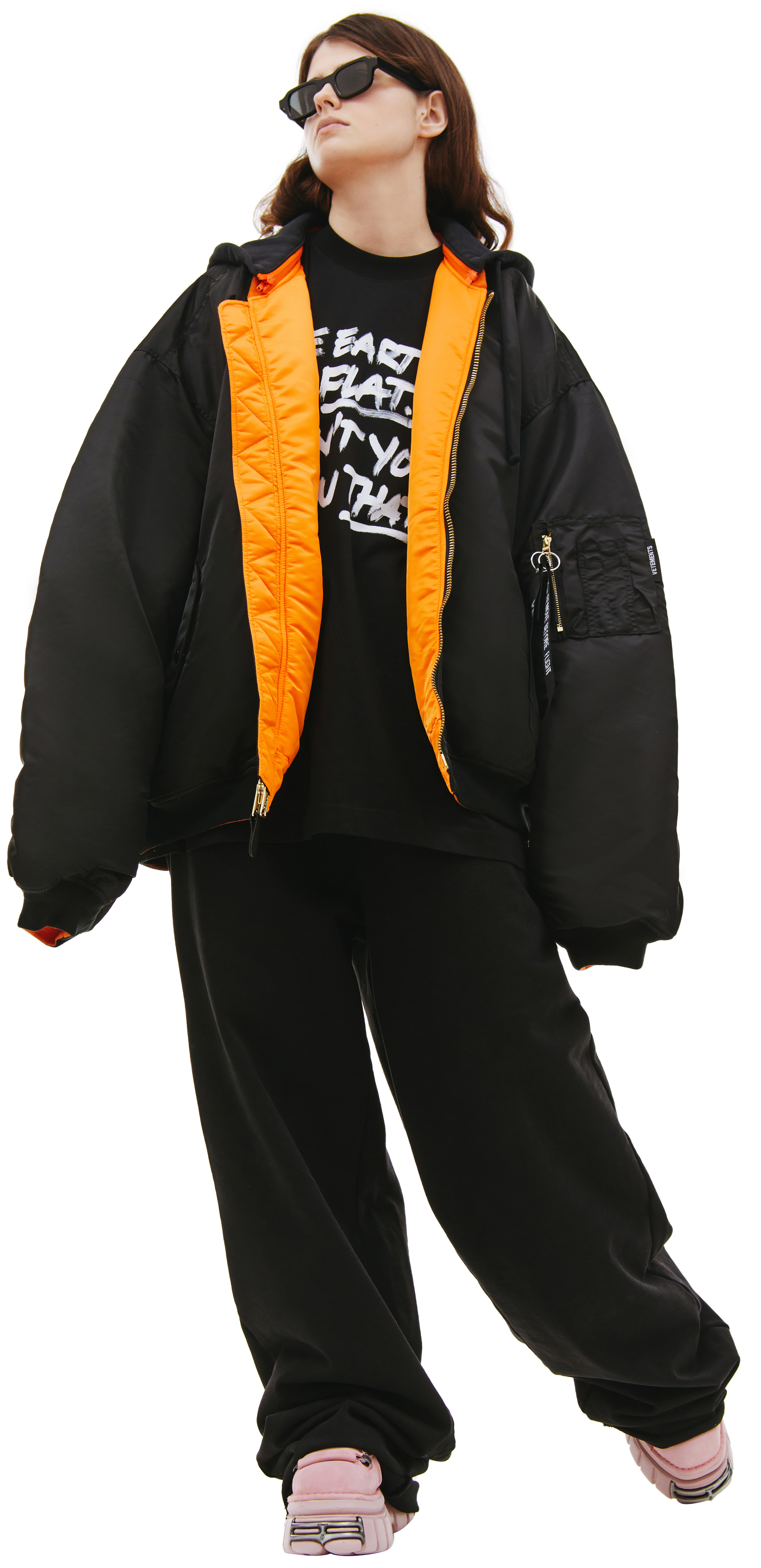 VETEMENTS Двусторонний бомбер VETEMENTS x Alpha Industries