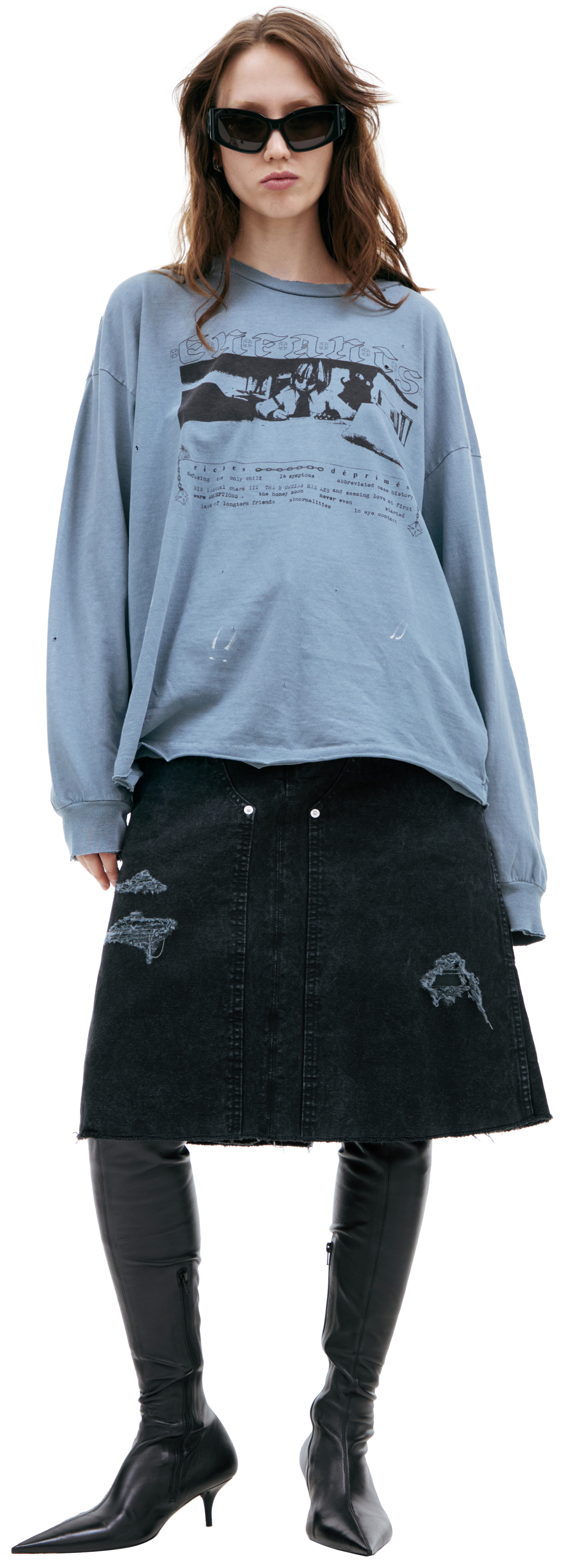 Enfants Riches Déprimés лонгслив с принтом