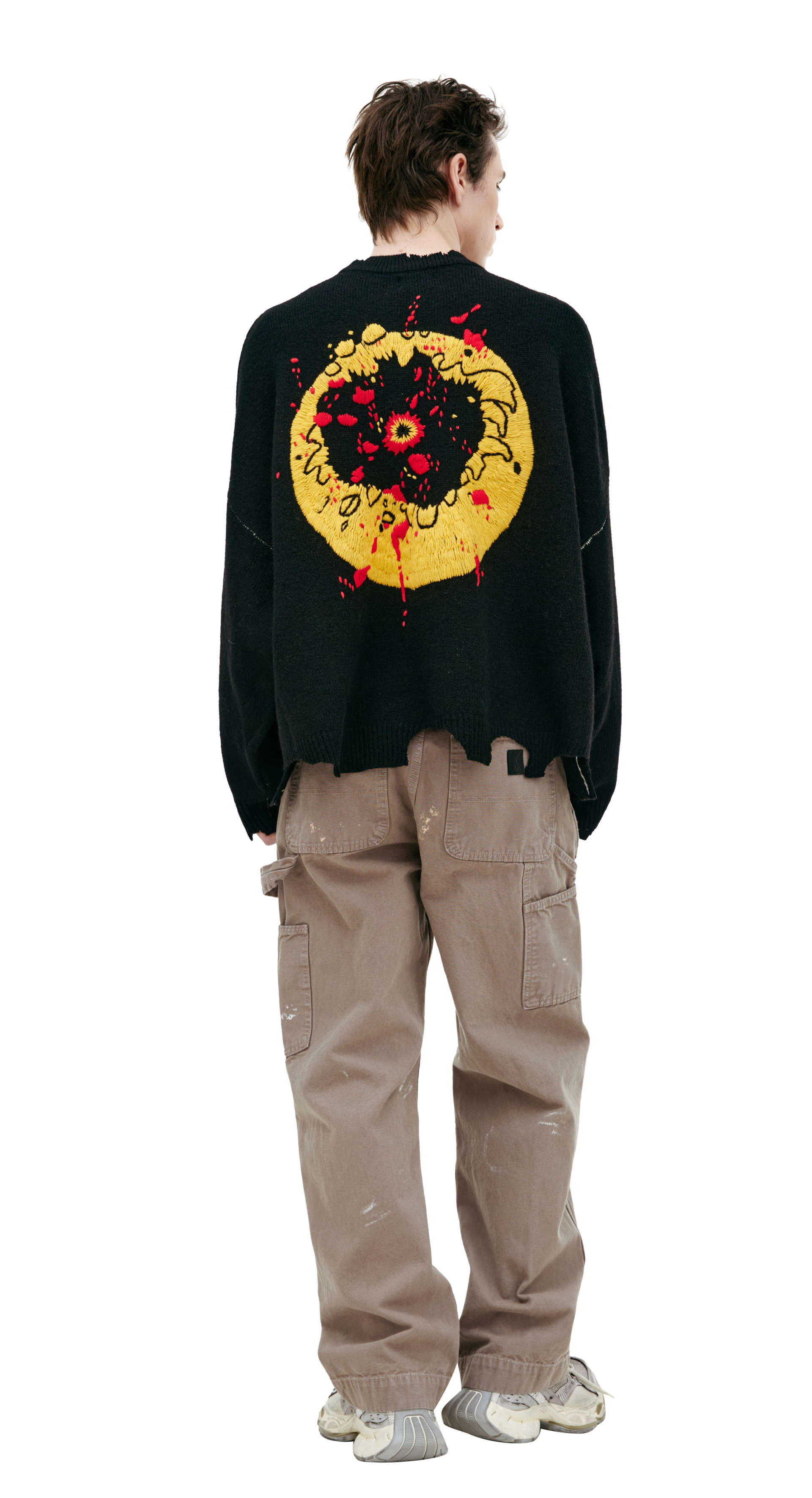 Saint Mxxxxxx Вязаный свитер с вышивкой