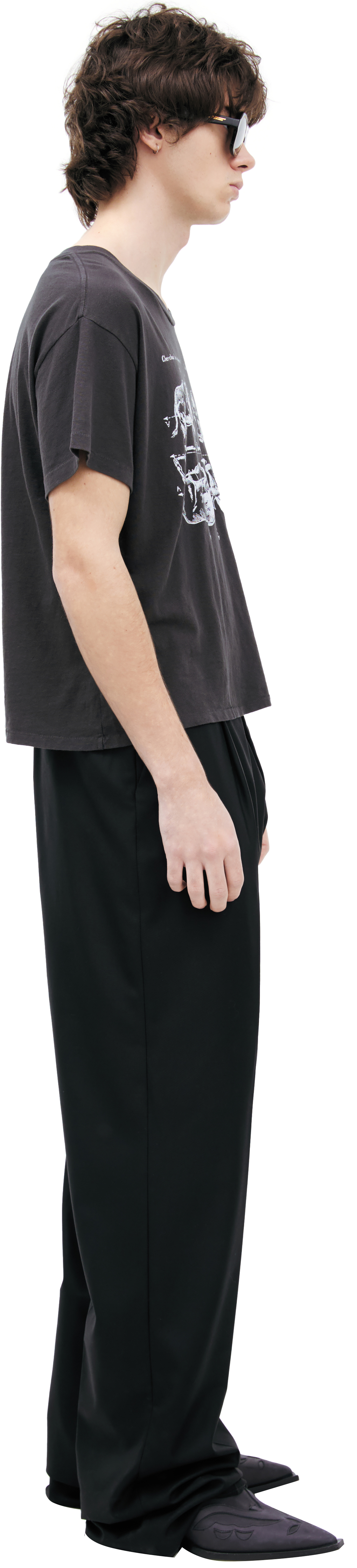 Enfants Riches Déprimés Черная футболка с принтом