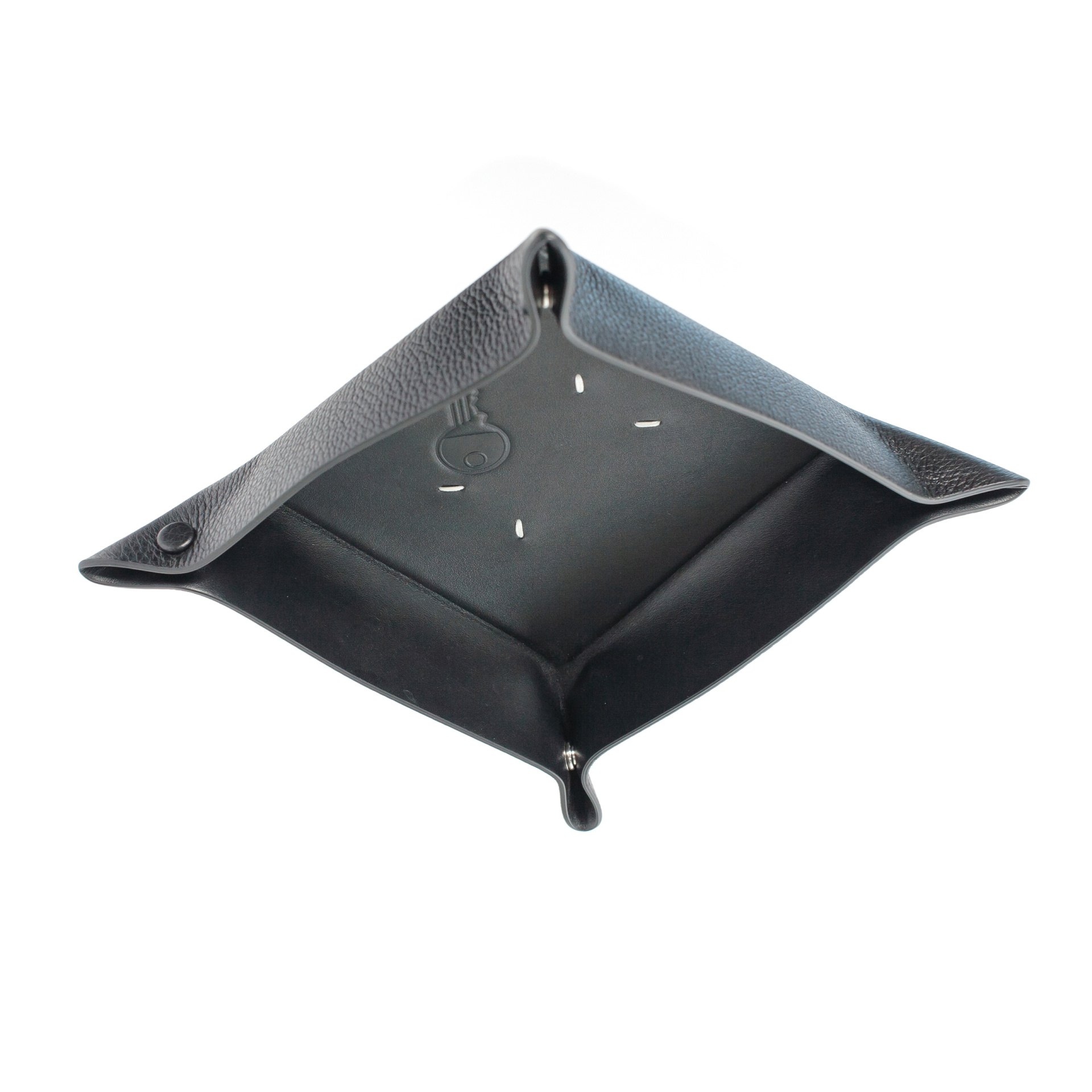 Maison Margiela Черная тарелка из кожи