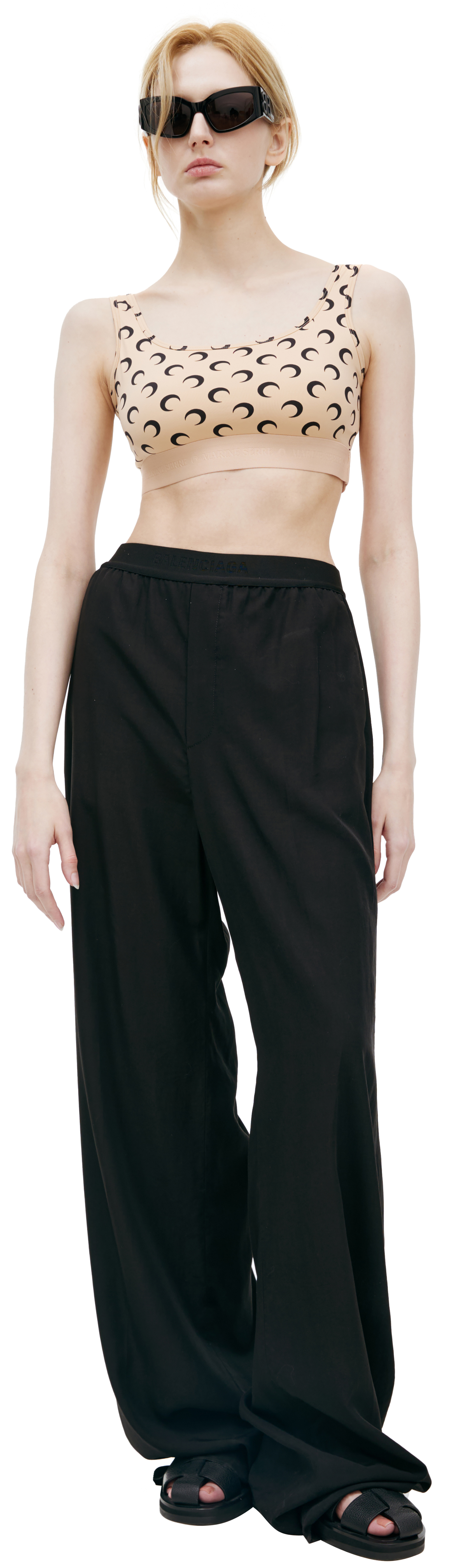 MARINE SERRE Бра с монопринтом Moon