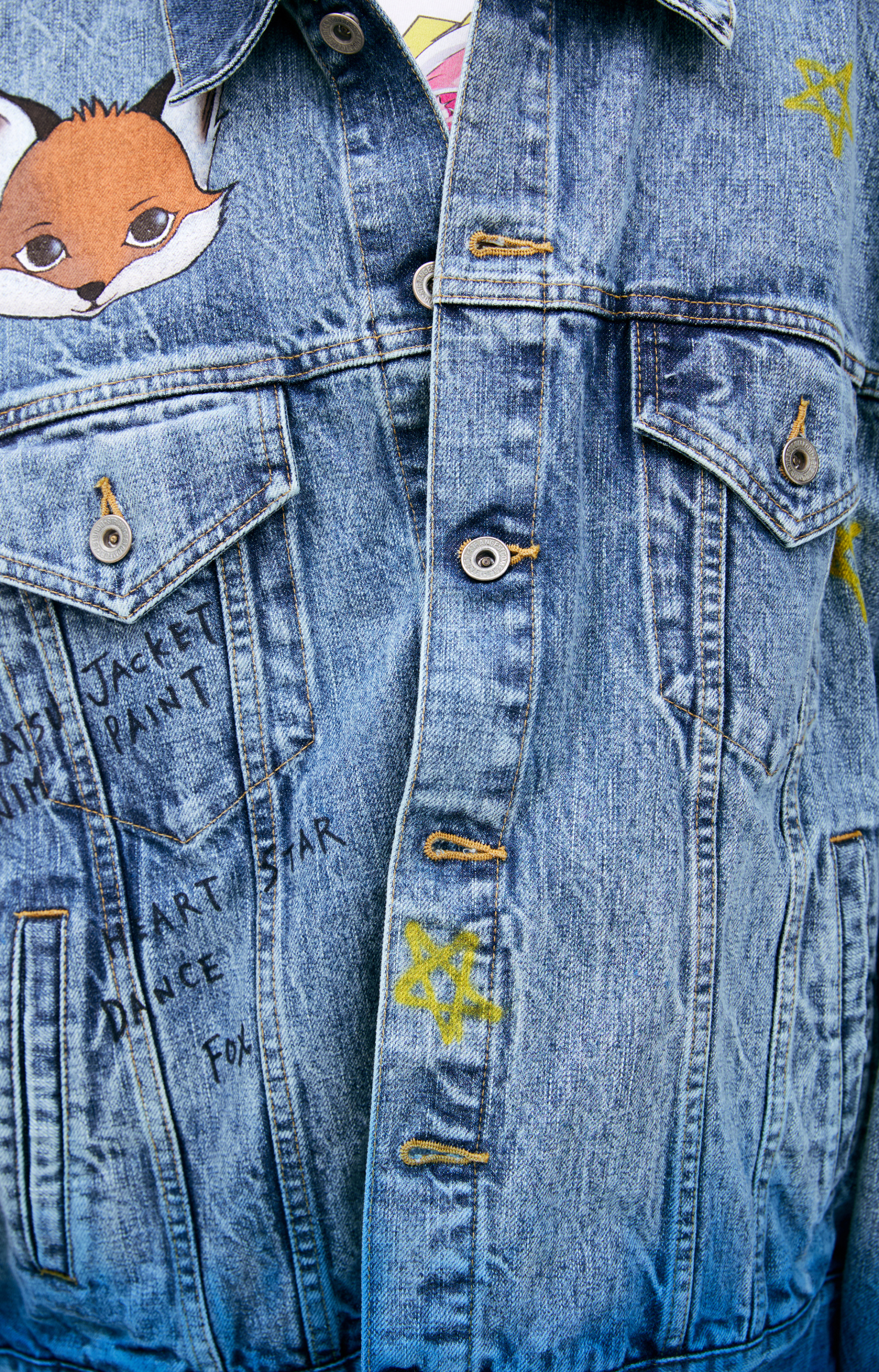 Doublet Джинсовая куртка на пуговицах