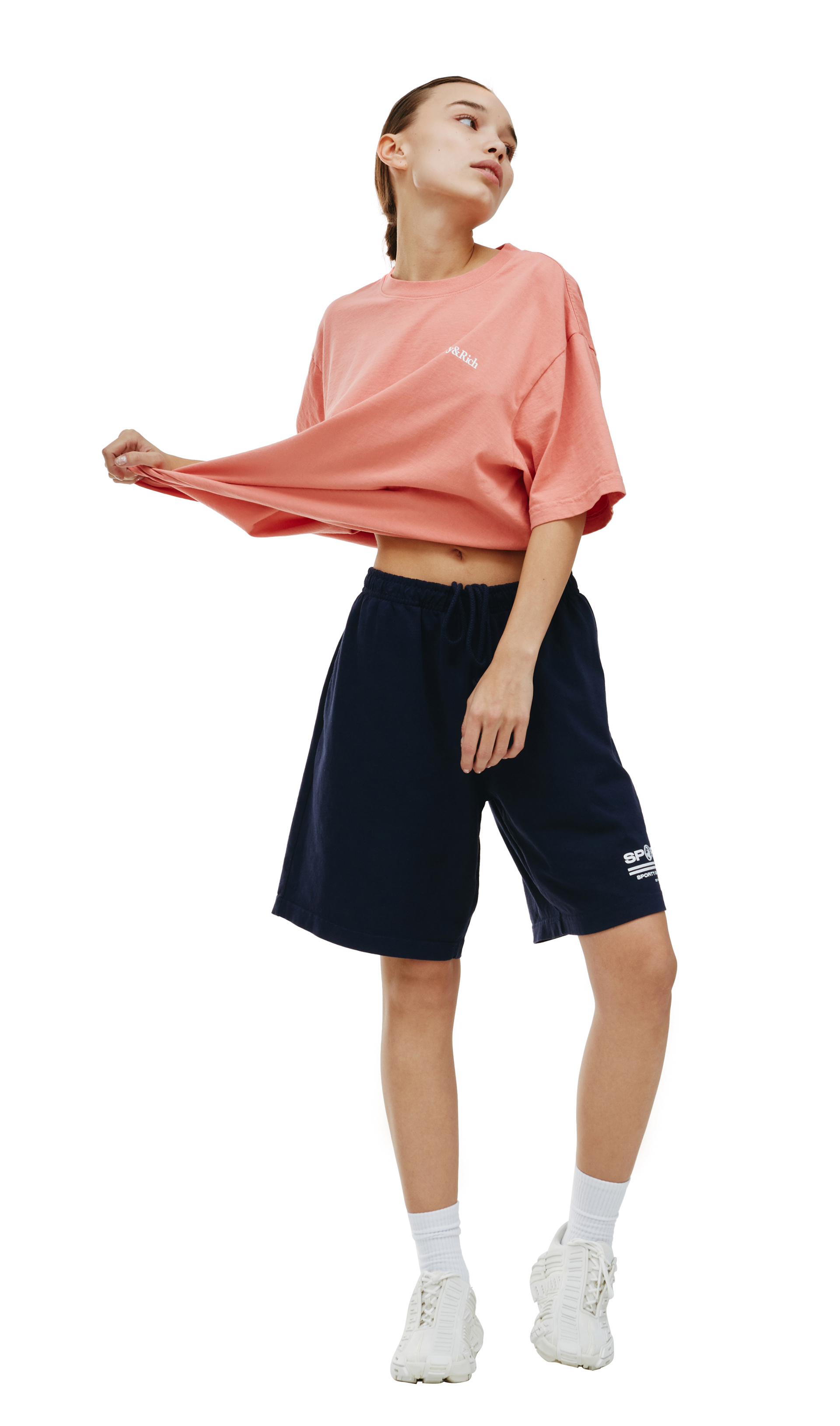 SPORTY & RICH Футболка с принтом Health and Wellness