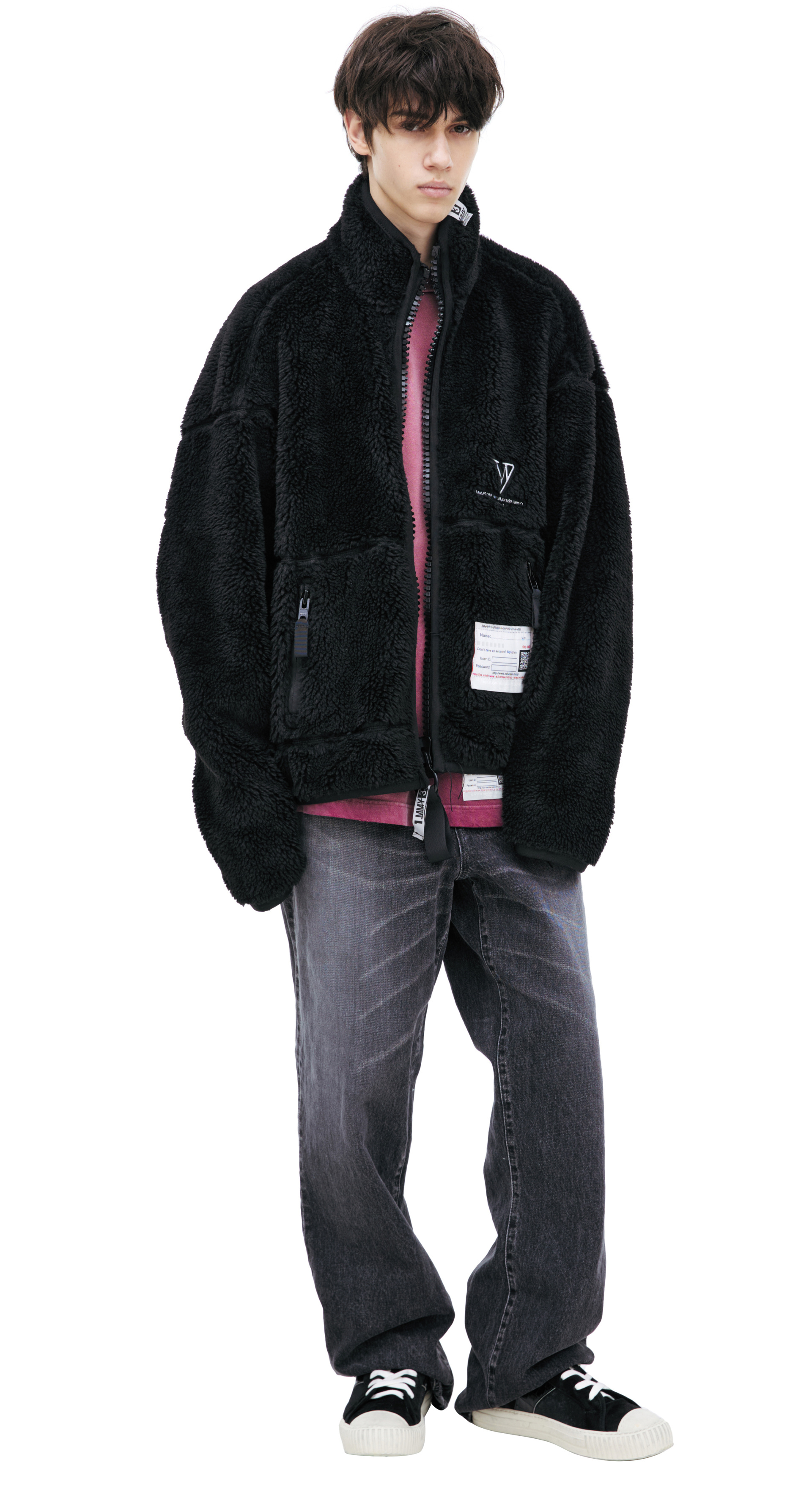 Maison Mihara Yasuhiro Оверсайз куртка с патчем