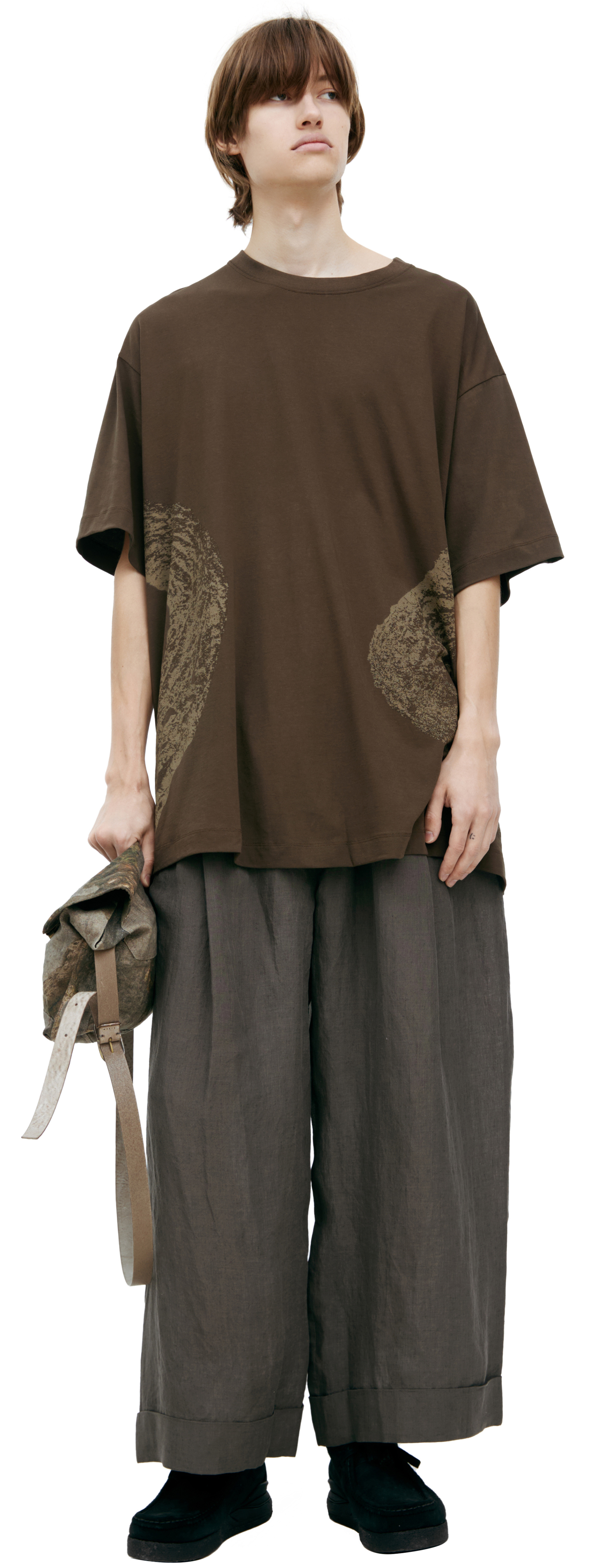 Ziggy Chen Оверсайз футболка с принтом