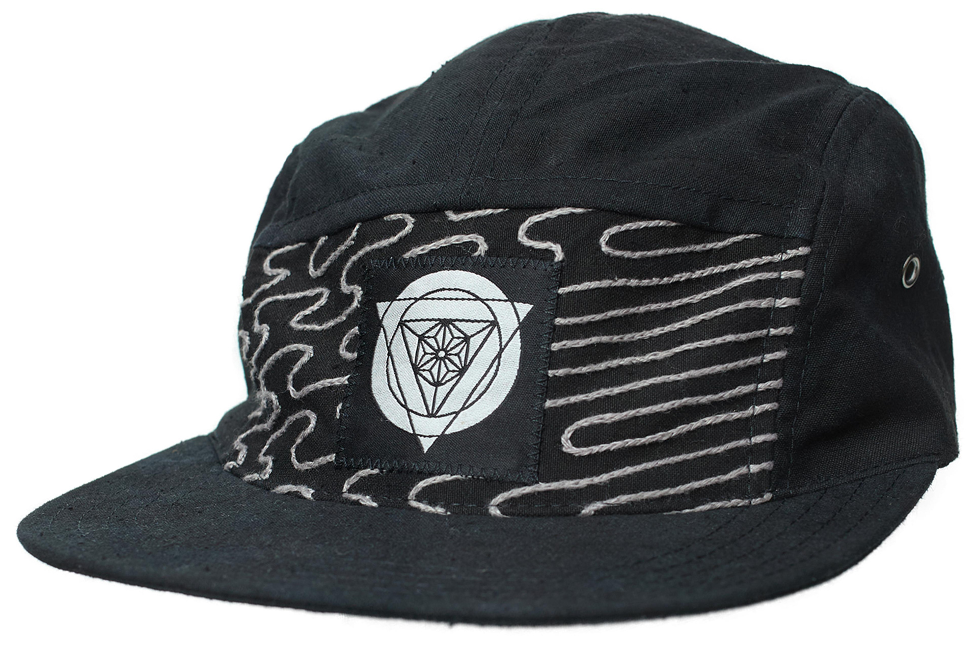 PLANIMETRY Черная кепка с патчем