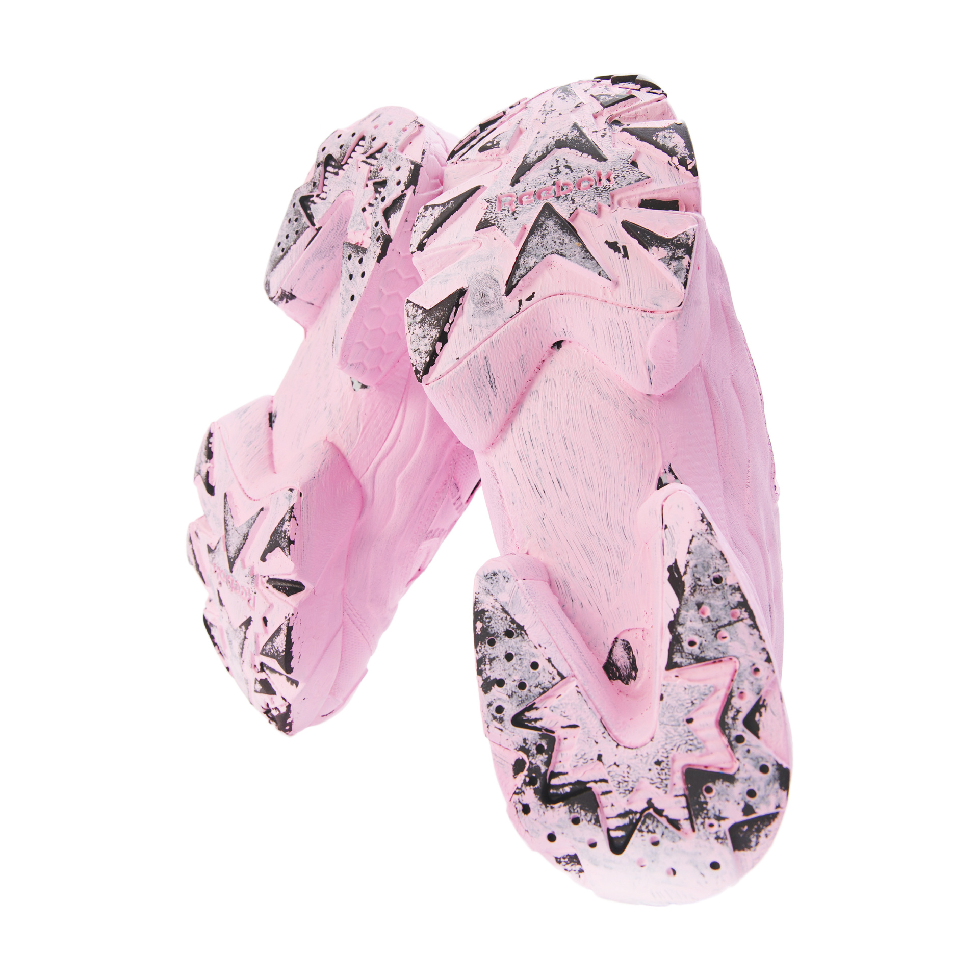 VETEMENTS Розовые кроссовки Reebok Instapump