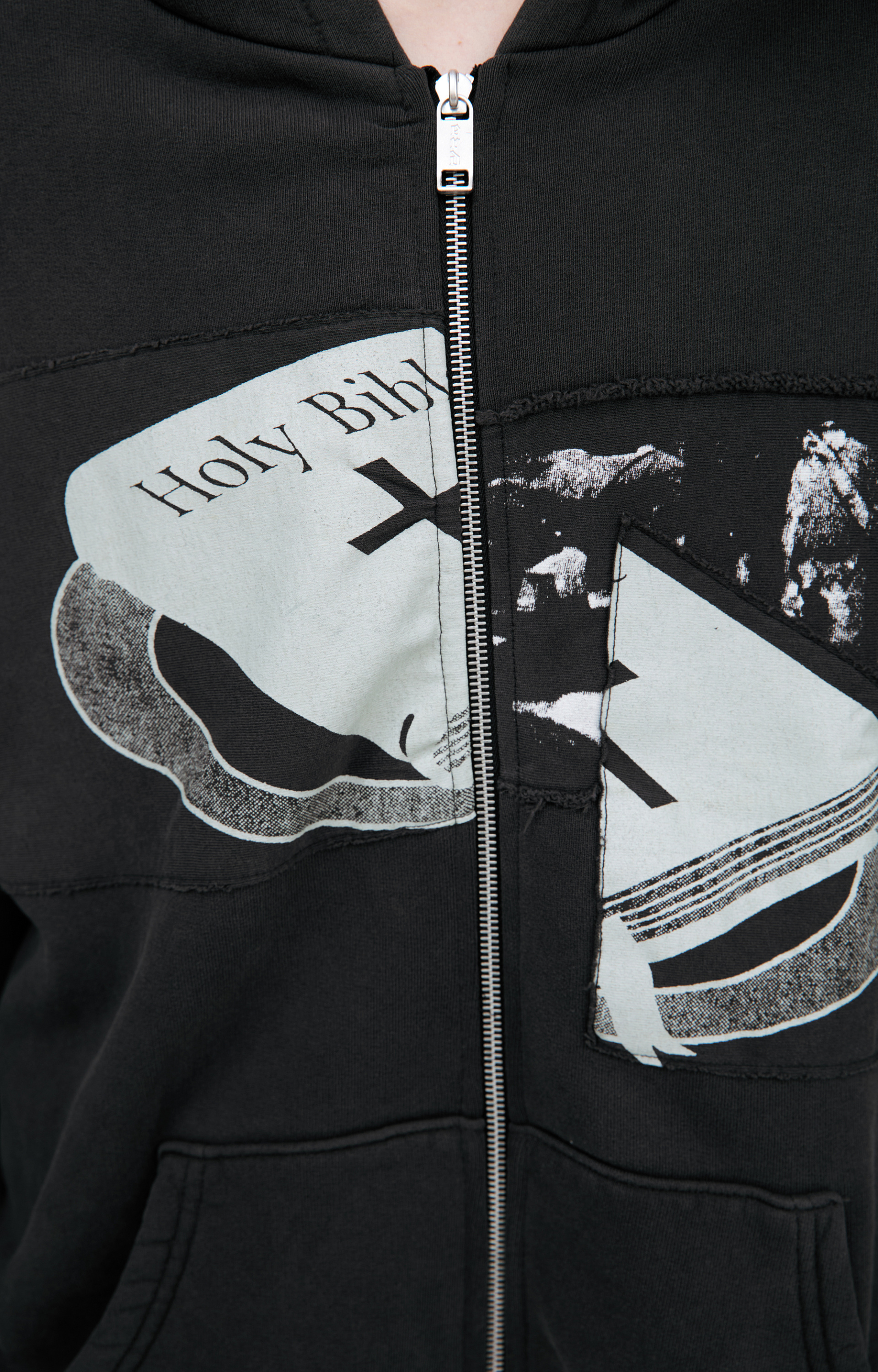 Enfants Riches Déprimés Черное худи на молнии