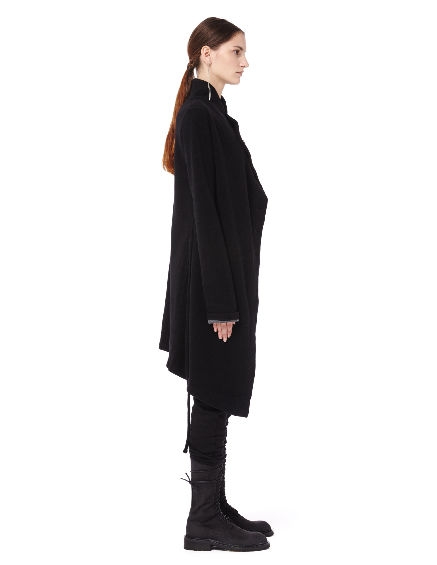 Ann Demeulemeester Кардиган из шерсти и хлопка